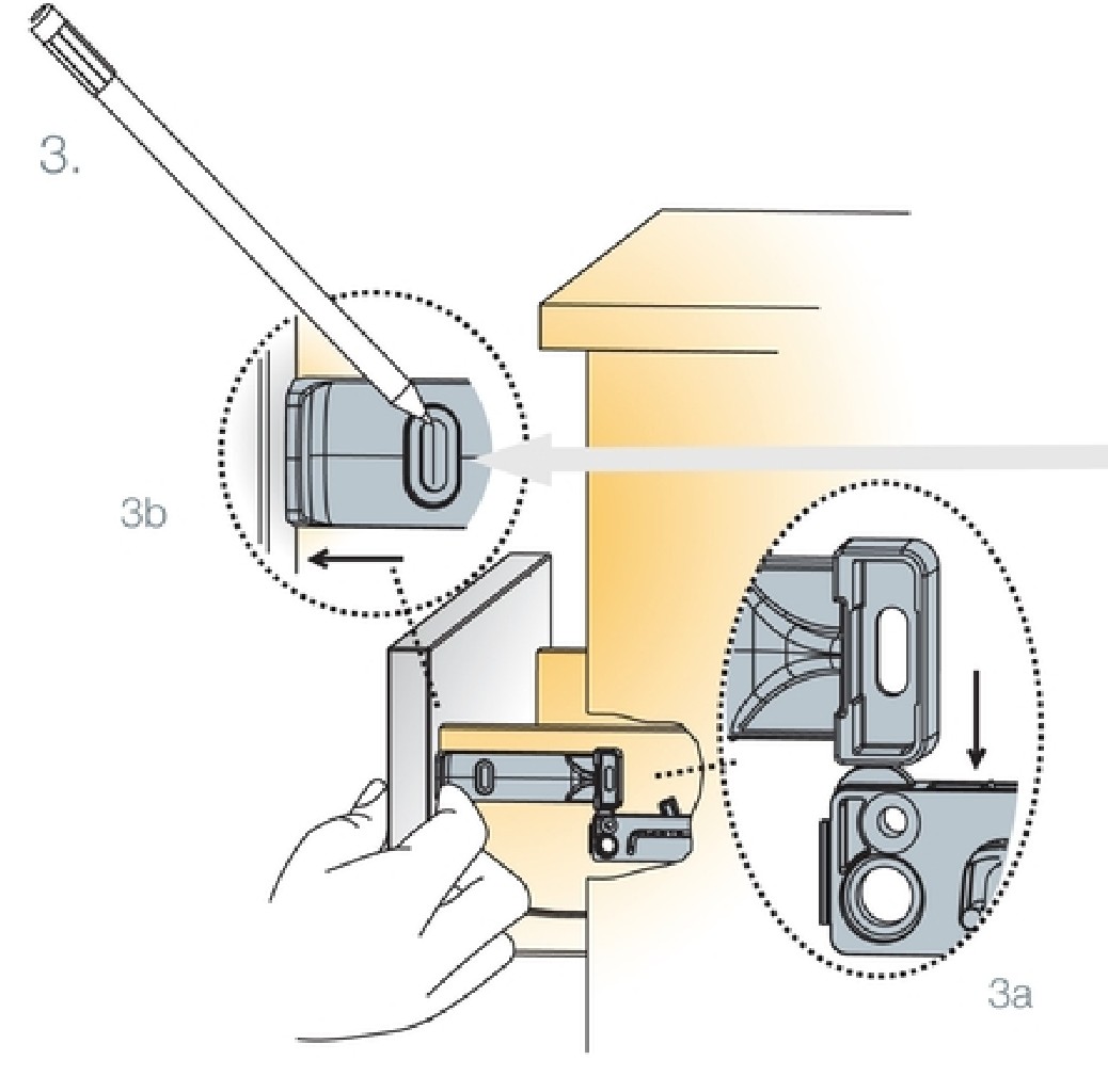 Доводчик для ящика ш.650-900мм