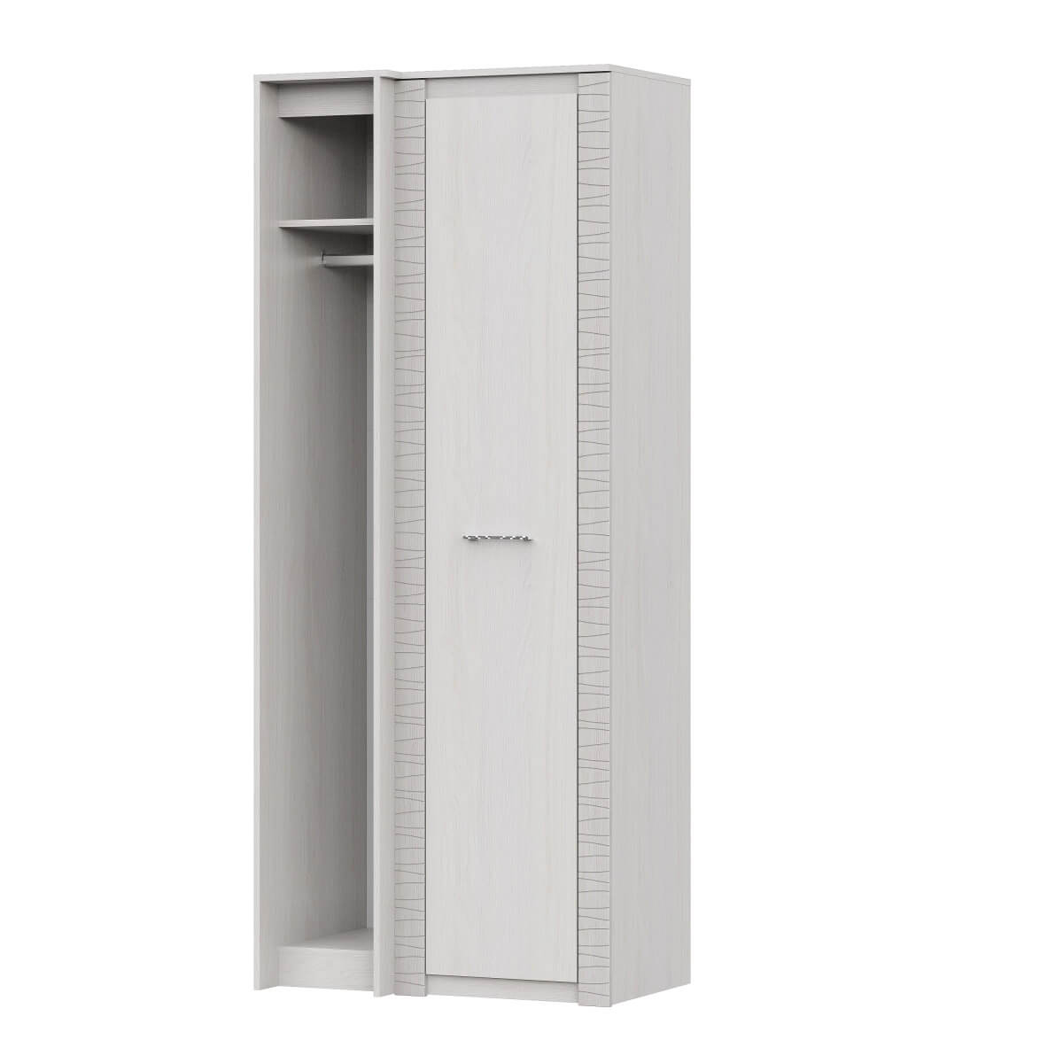 МС "Гамма 20" Шкаф угловой (прямой) Серия №4 Ясень анкор светлый / Сандал светлый