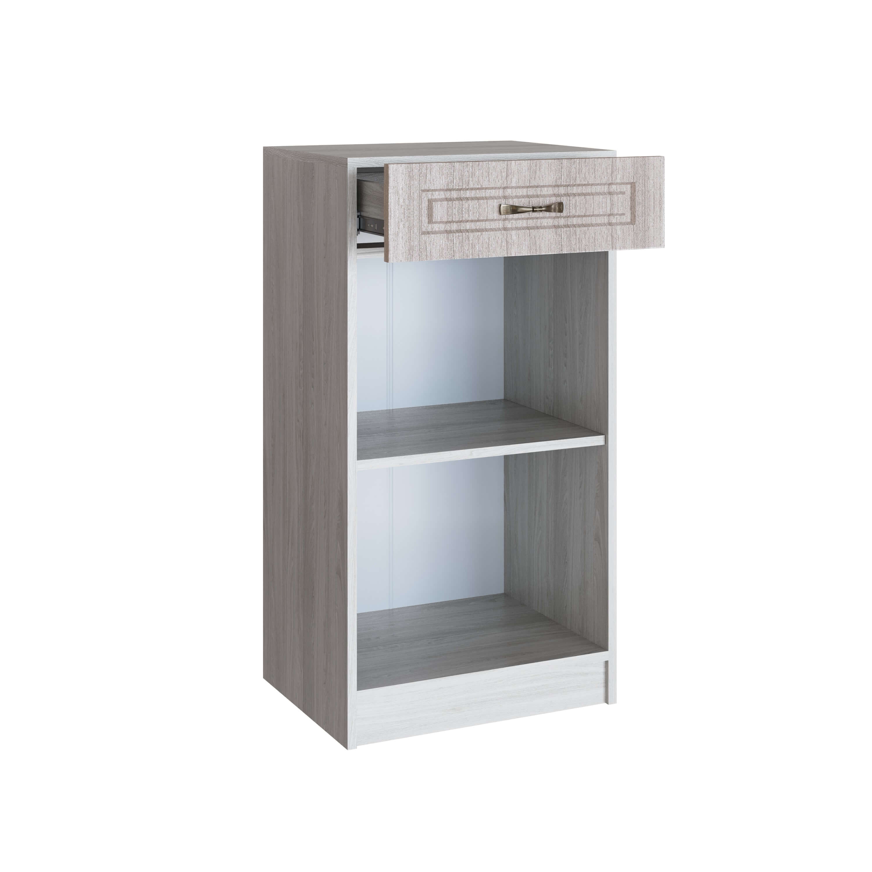 Прихожая Апполия Тумба 500 ясень анкор светлый/сандал белый