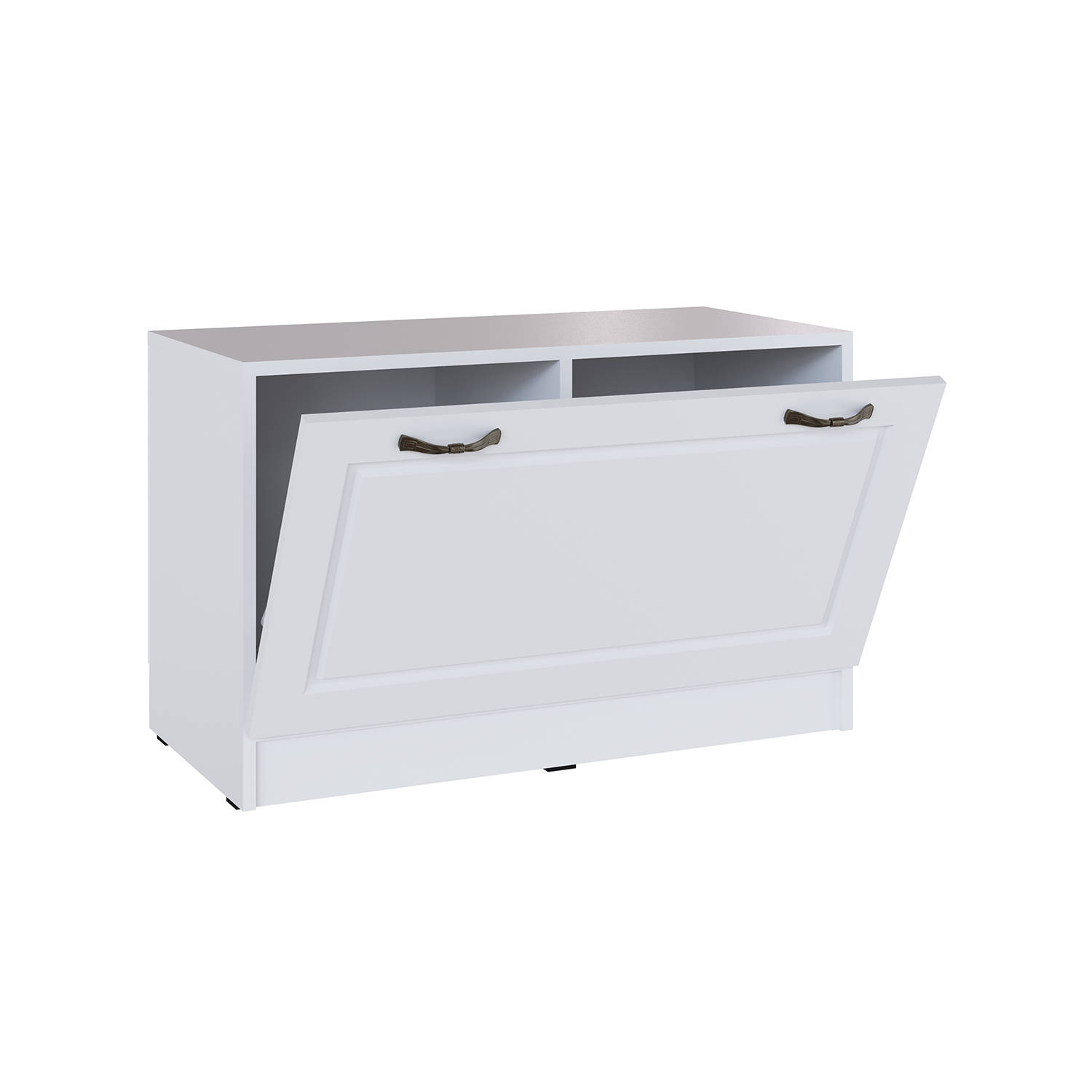 Прихожая Апполия Тумба 800 белый/белый дуб