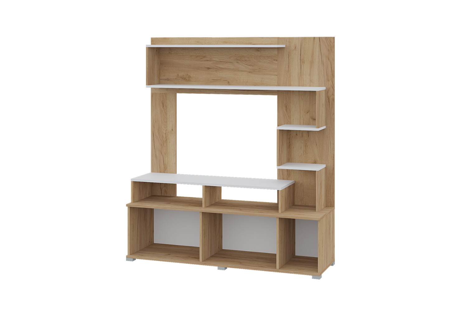 Гостиная Ника крафт золотой/белый