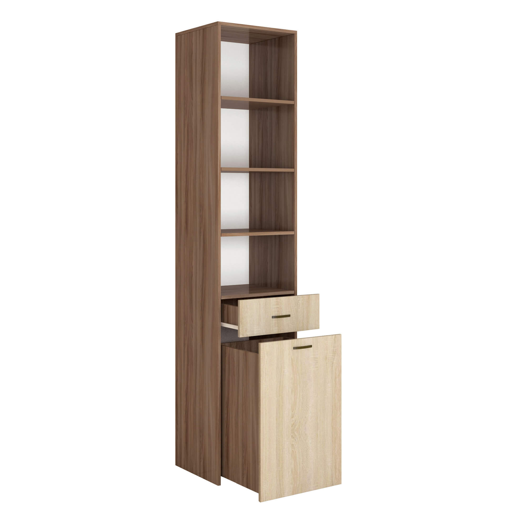 Спальня Орион. Пенал с ящиками ясень шимо/дуб сонома