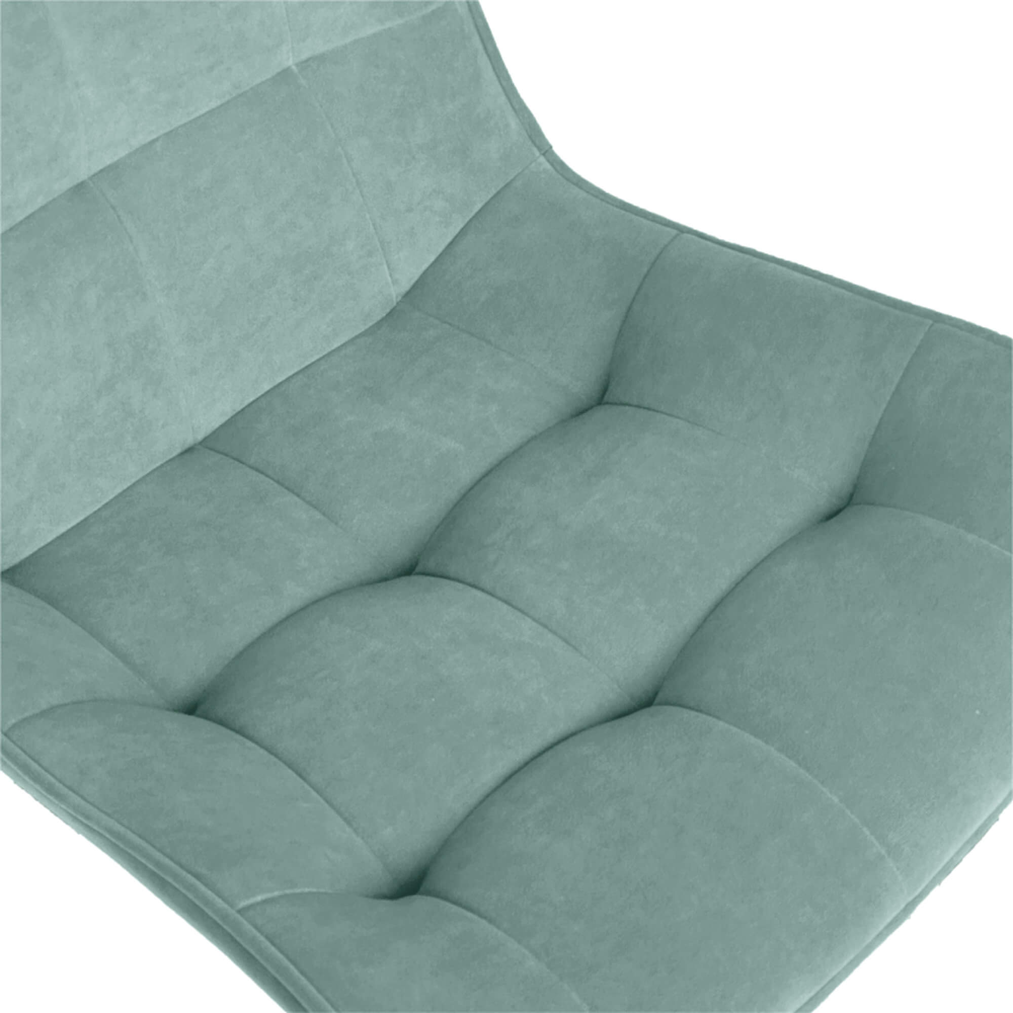 Стул интерьерный "Бостон" белый/меген 45 (мятный)