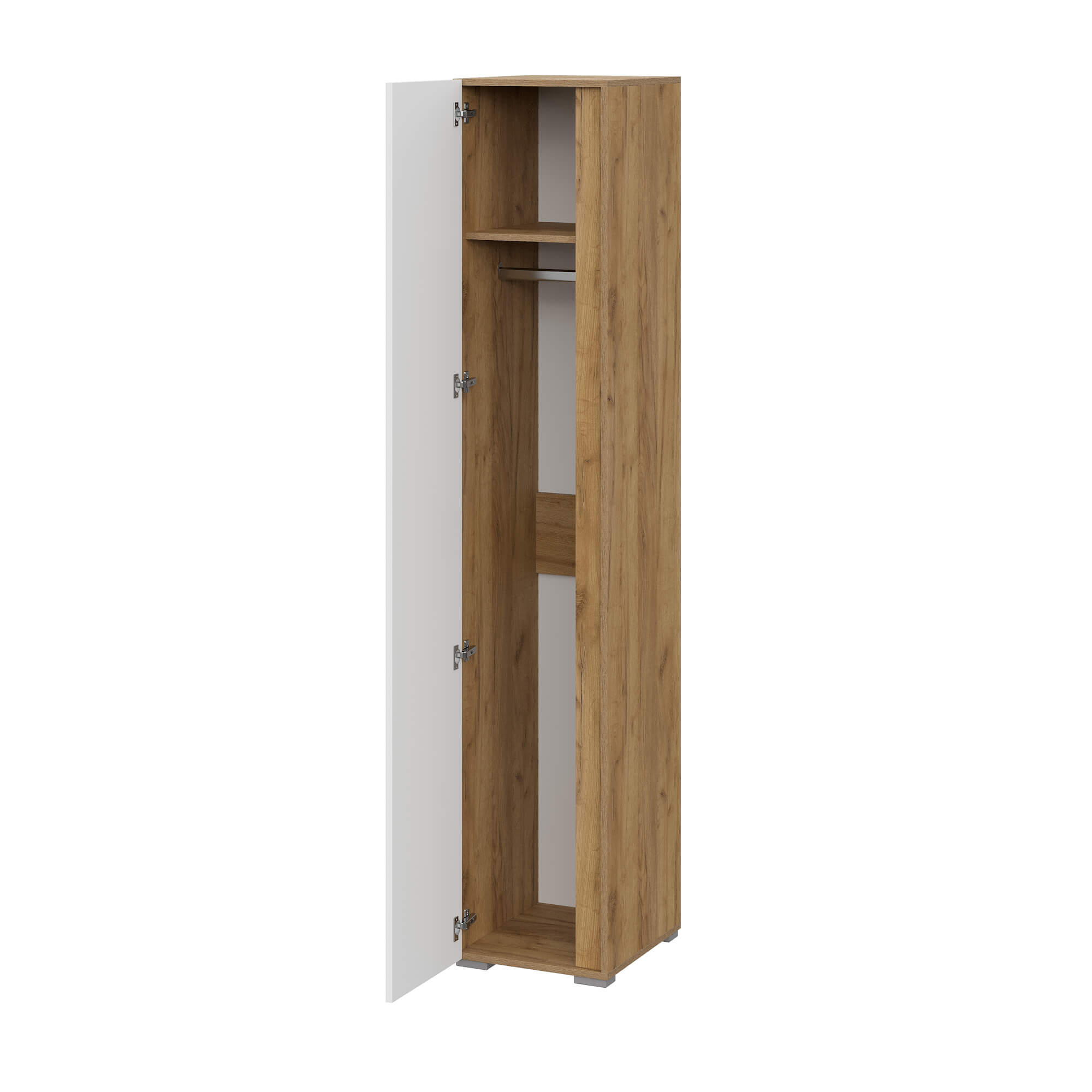 Люмо Пенал закрытый ПН 01 дуб крафт золотой/белый