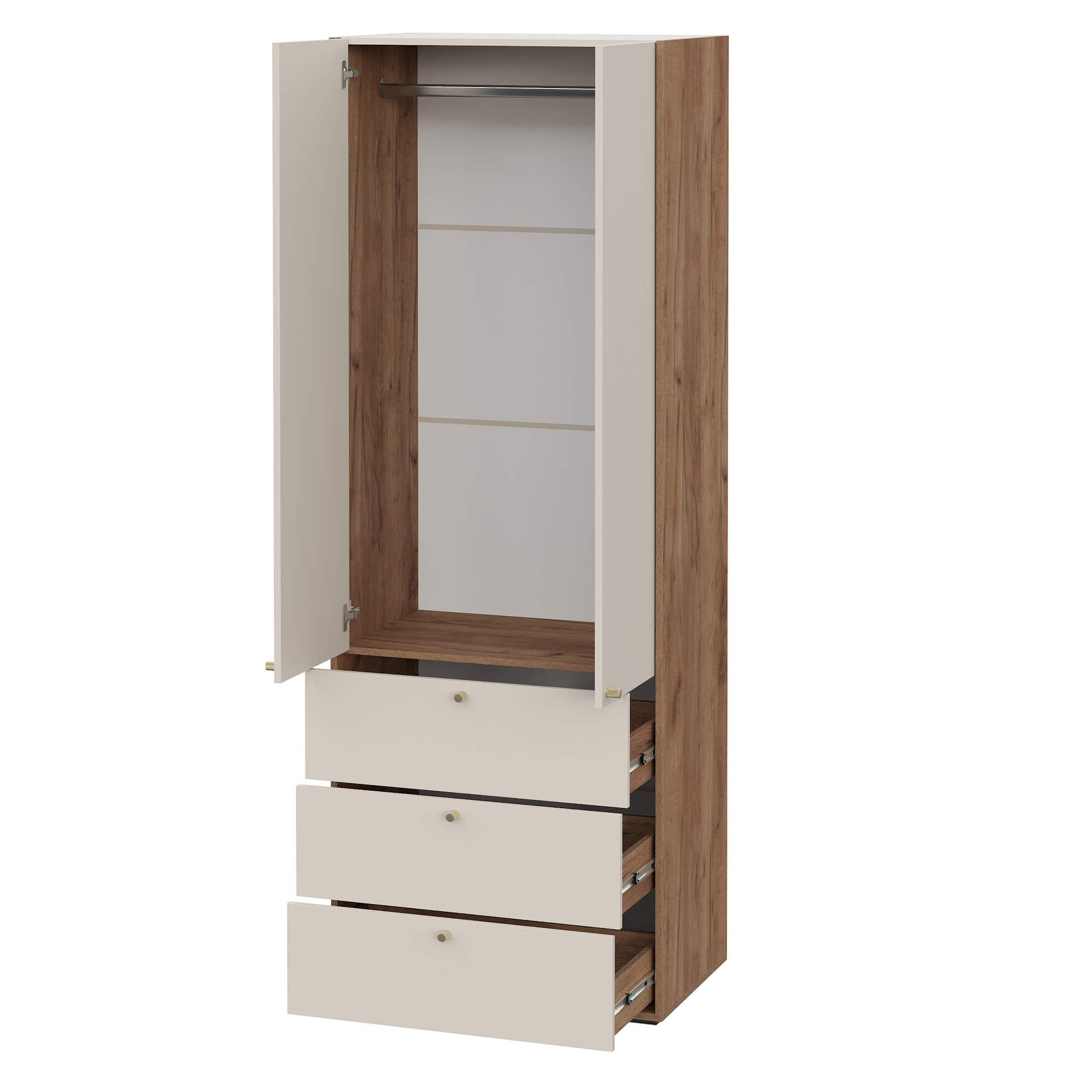 Шкаф 2-х створчатый c ящиками МС "ОРМА"