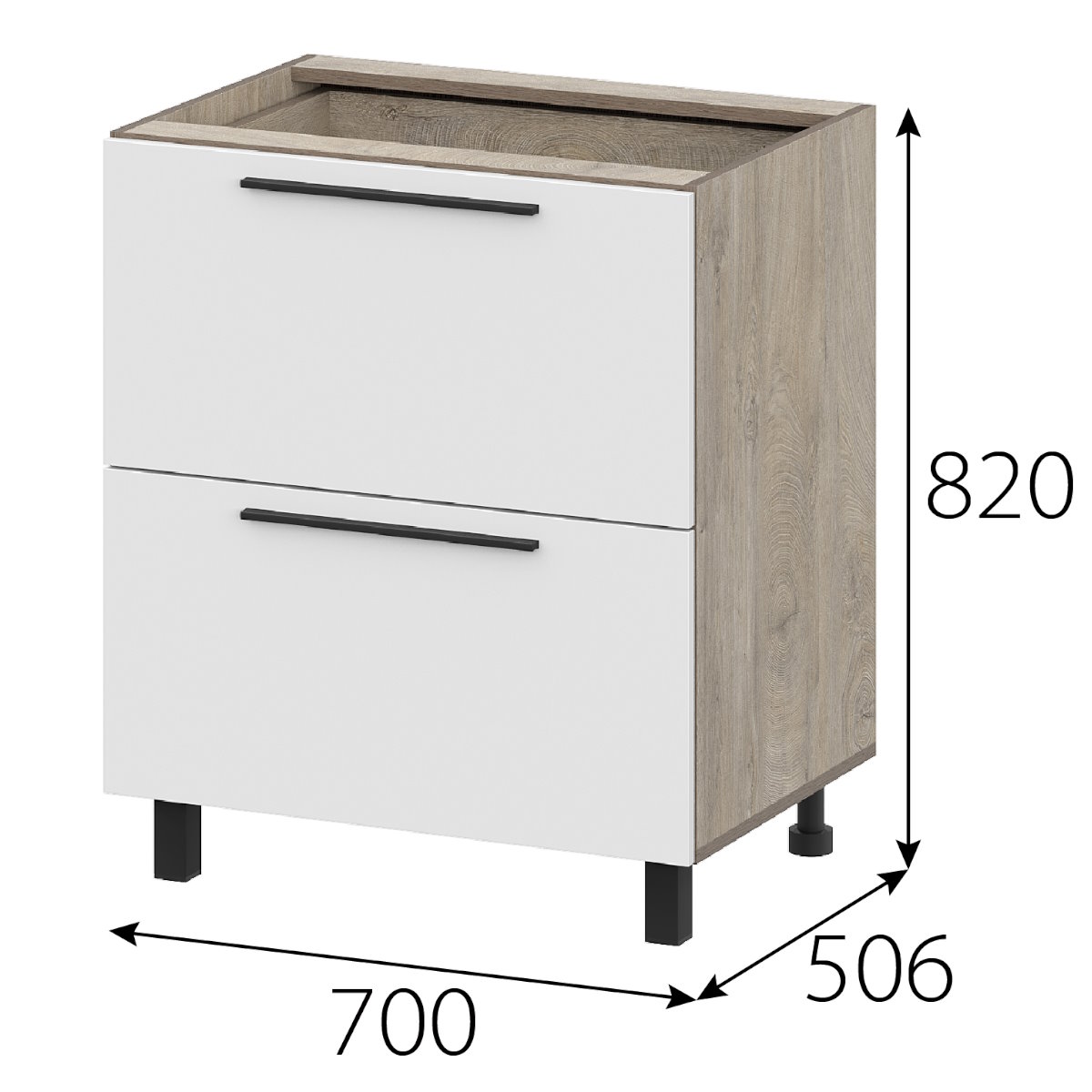 Стол рабочий 700 "Этна" 7с3я