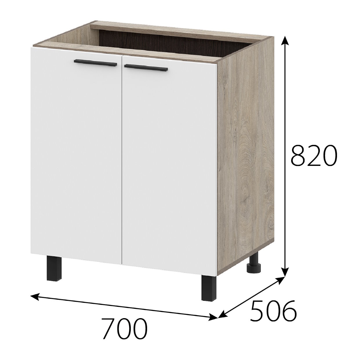 Стол рабочий 700 "Этна" 7с2