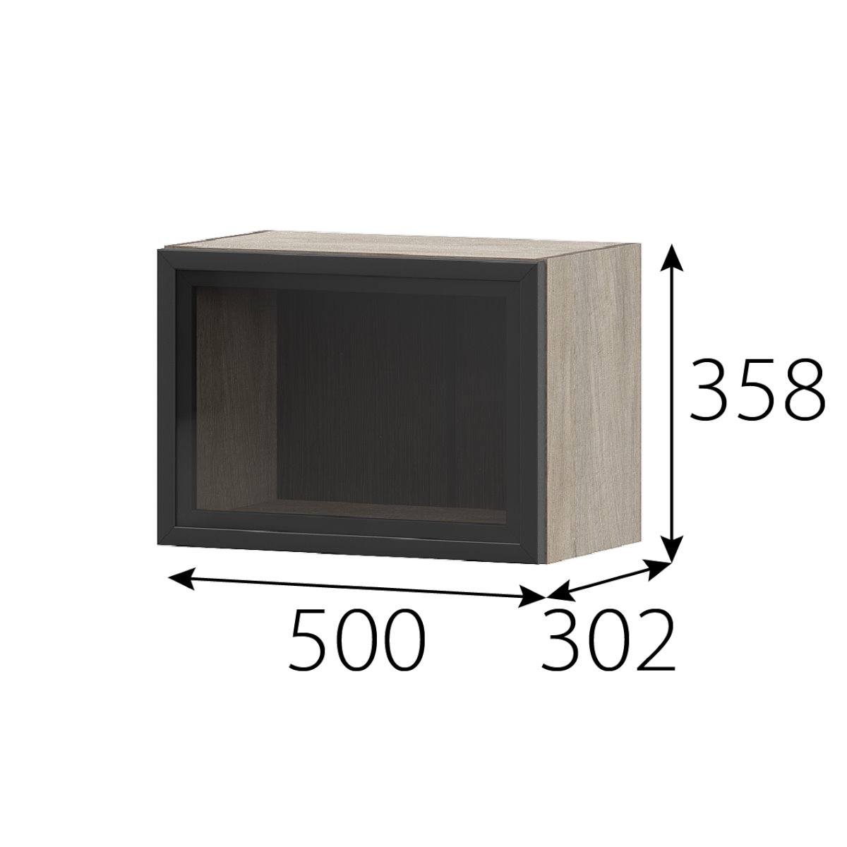 Шкаф 500 РМДФ "Этна" 5му1я