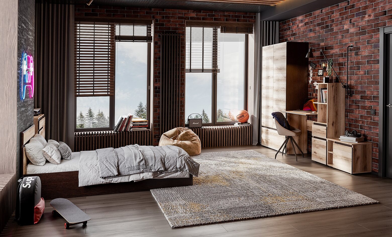 Модульная детская "Берген" СТМ