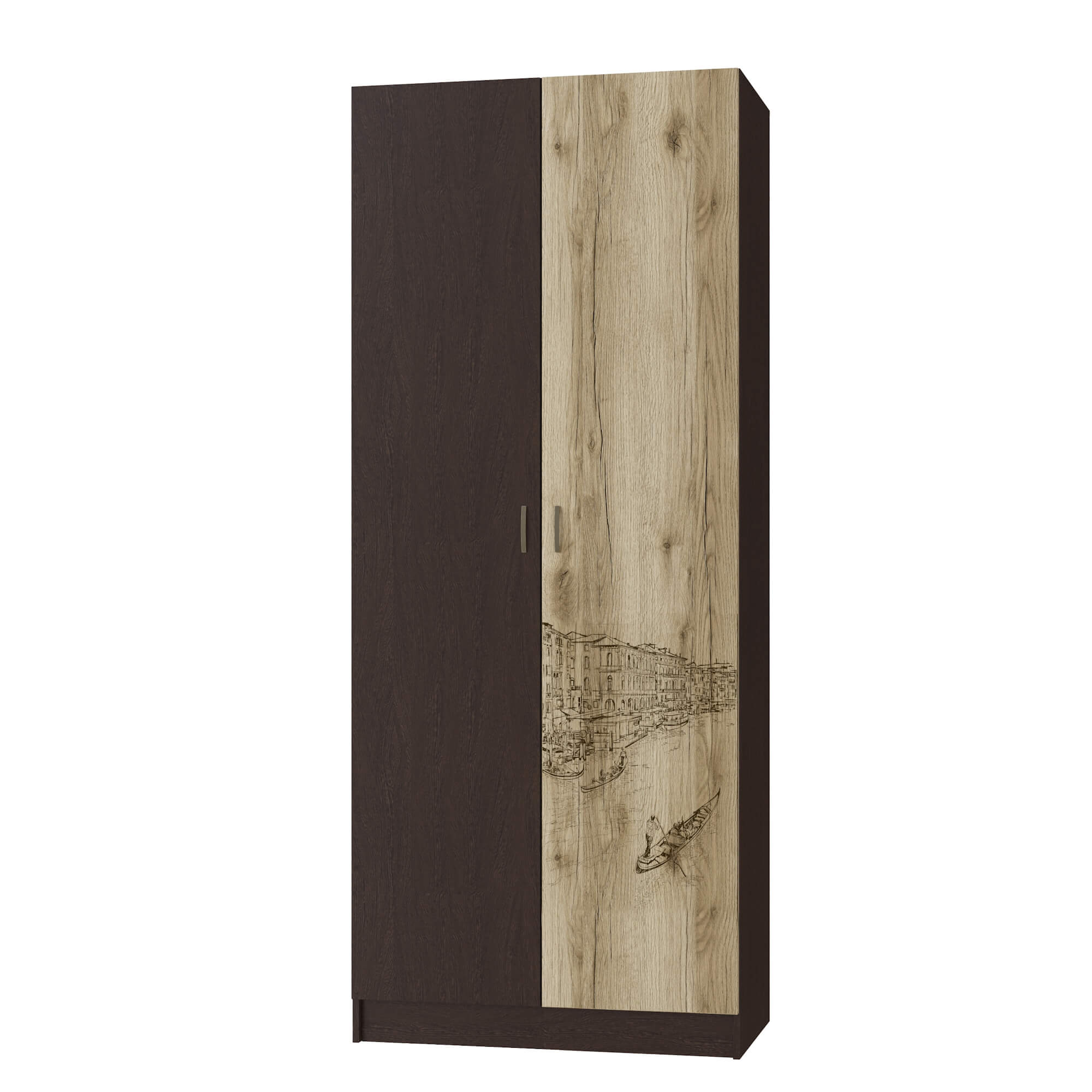 Спальня Орион. Шкаф венге/дуб делано