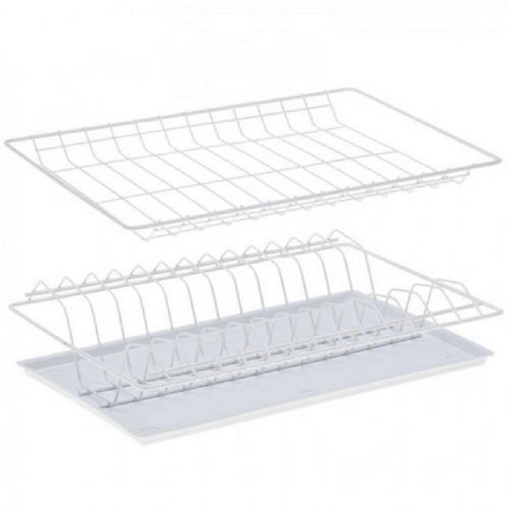 Посудосушитель с поддоном 765х256 белый