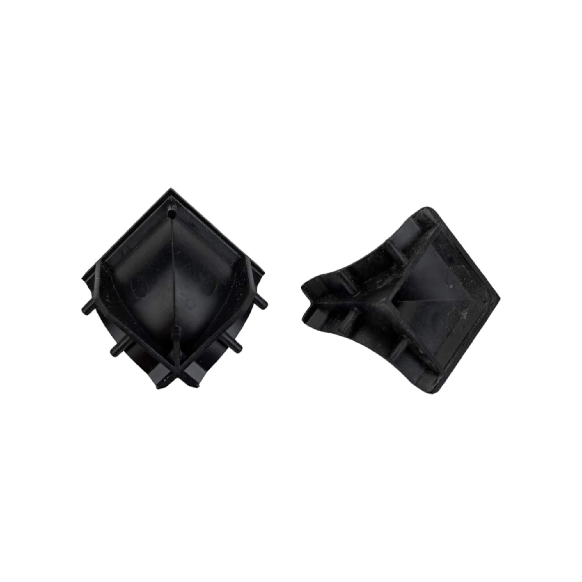 Комплект углов и заглушек к плинтусу Korner (619) чёрные