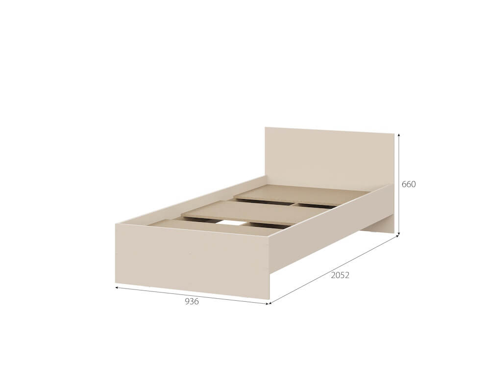 МС "Гиза" Кровать (0,9х2,0) (Меланж)