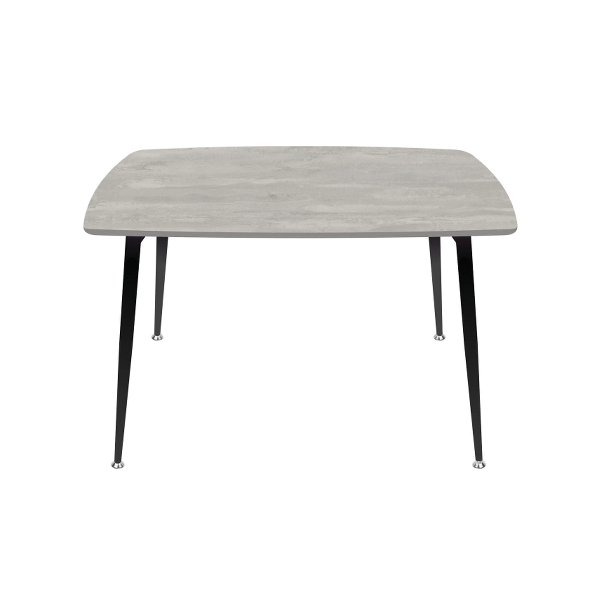 Стол "Брик" ЛДСП нераздвижной черный/бетон