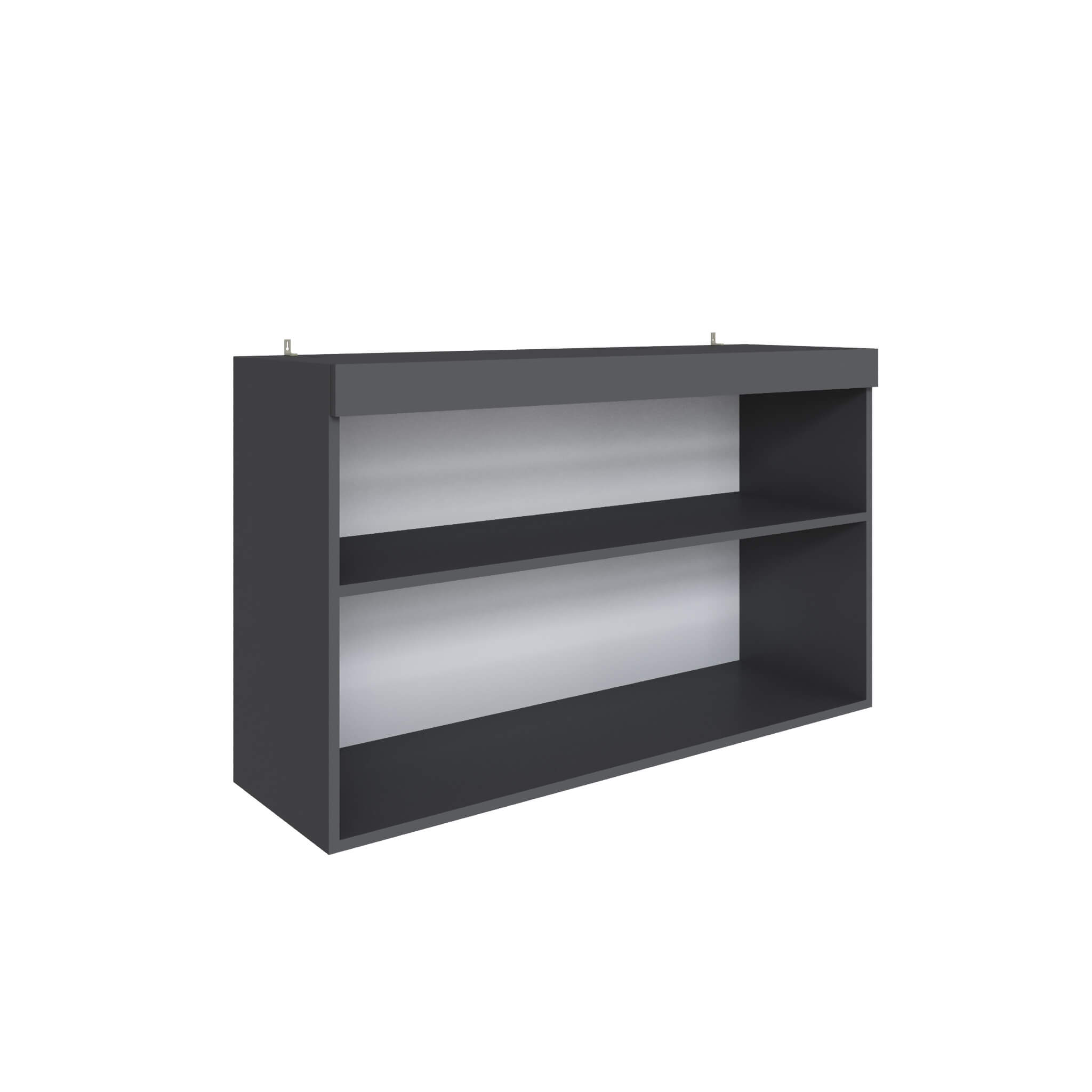 Гостиная Мадрид Полка навесная ПН-1 (1,1) графит серый