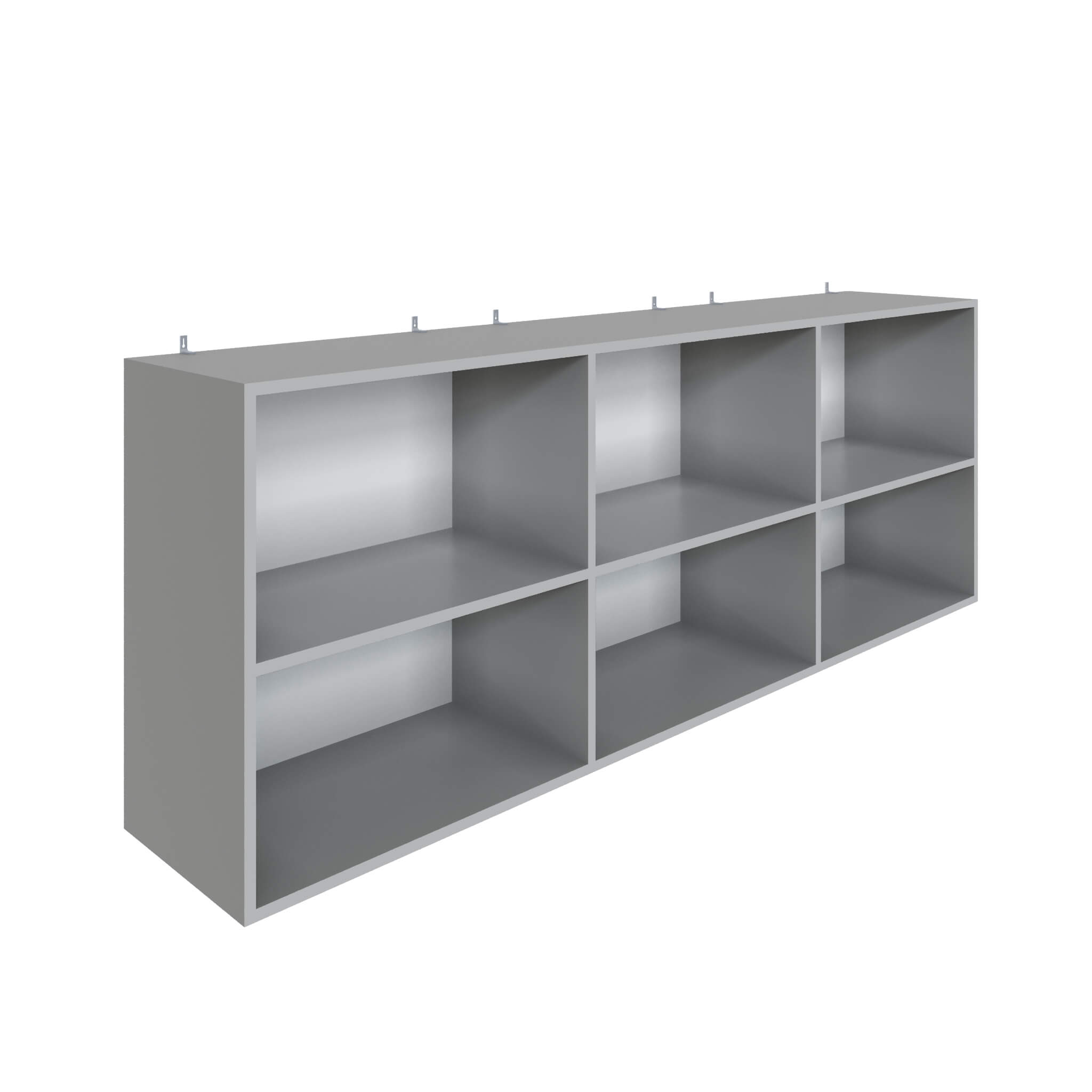 Гостиная Мадрид Полка навесная ПН-1 (1,8) камень серый