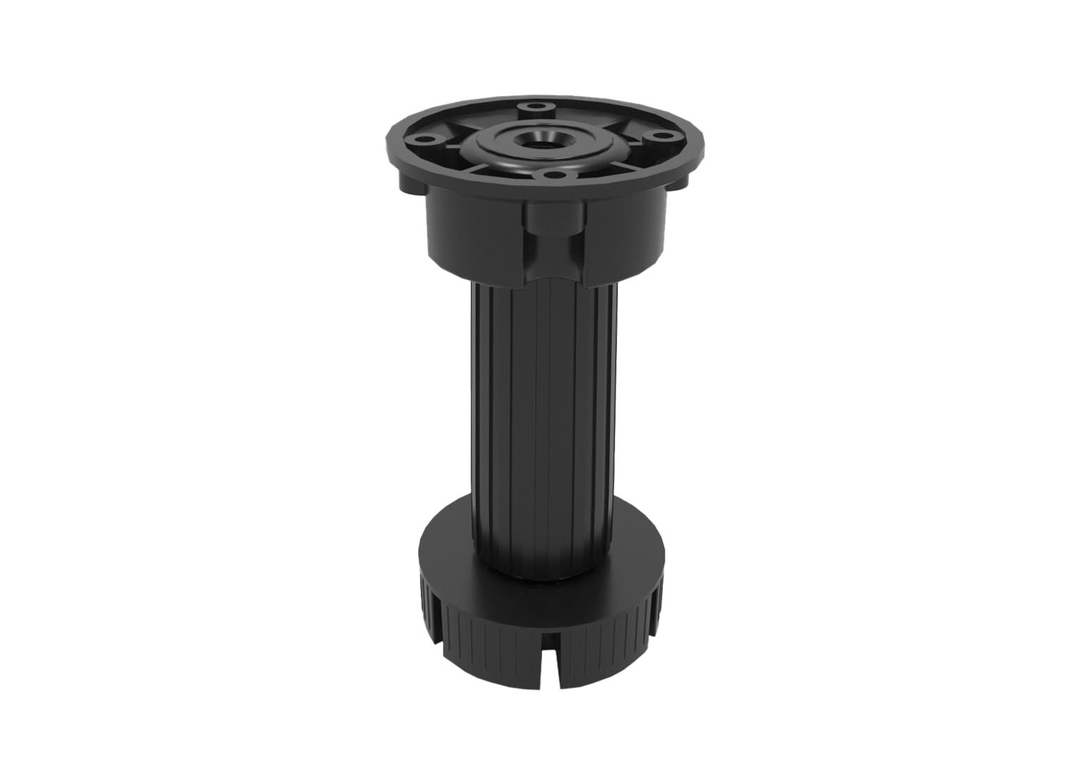 Опора кухонная регулируемая Н=100 чёрная