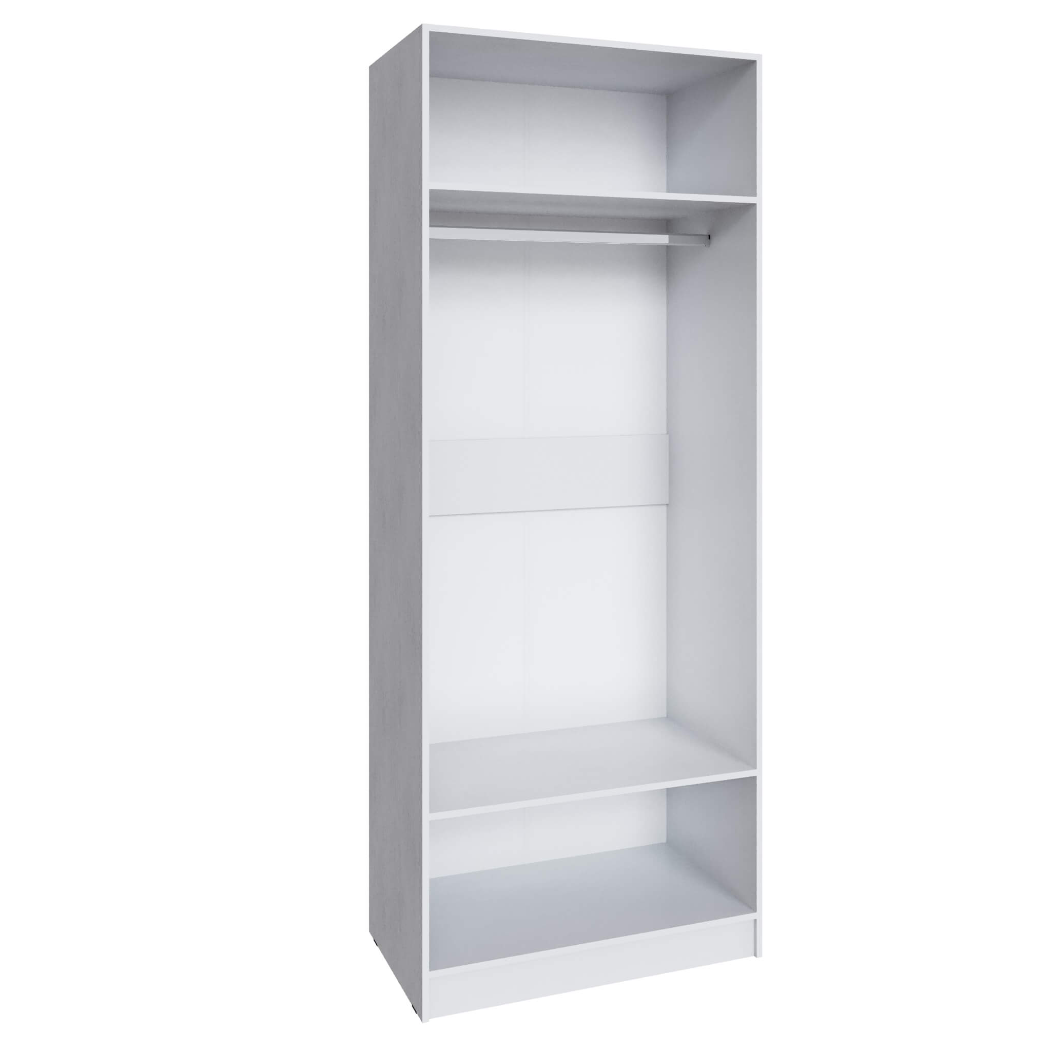 Шкаф Мадрид (0,9) без зеркала белый