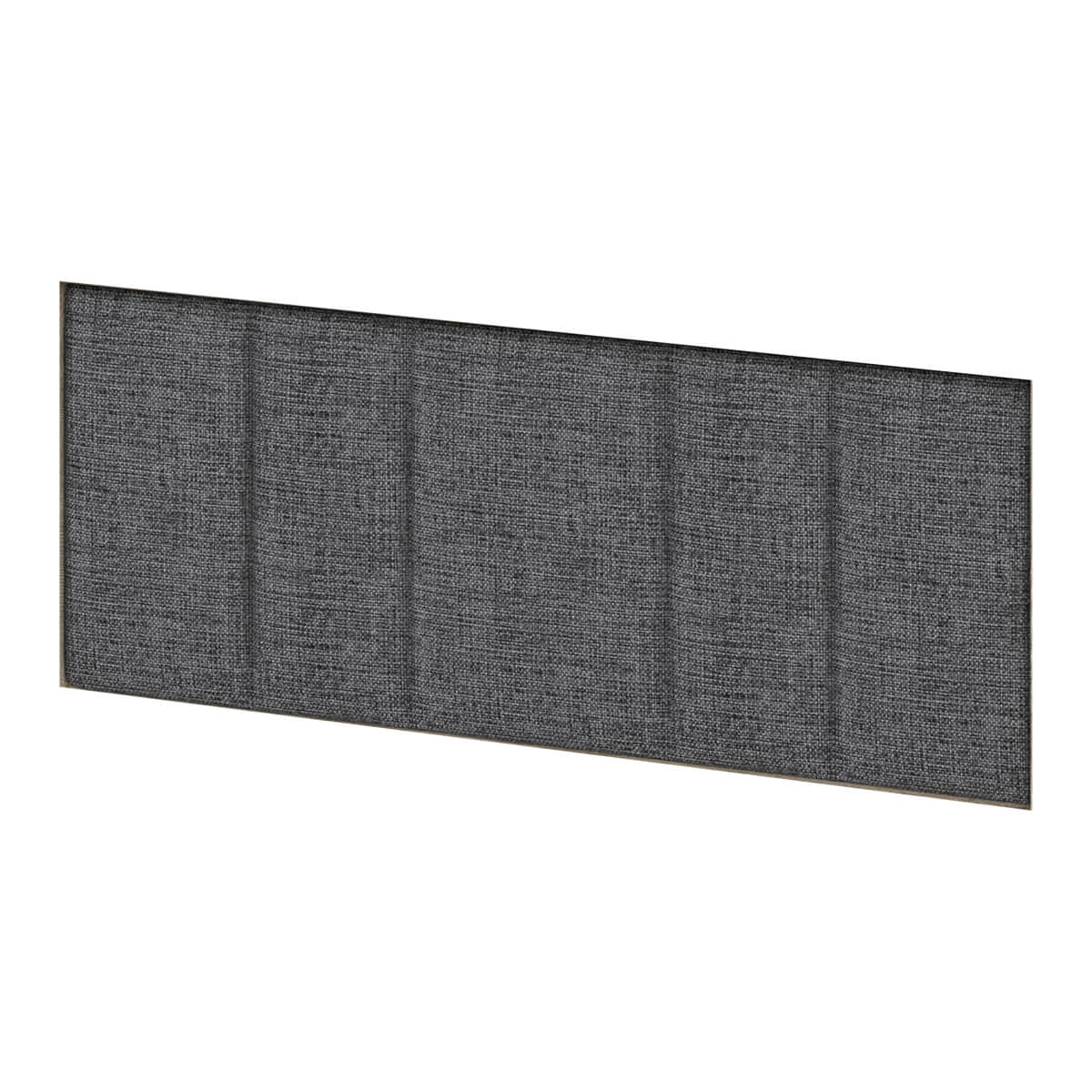 МС "Этна" Мягкое изголовье кр 0,9  (Светло-серый, ткань RICO 108)