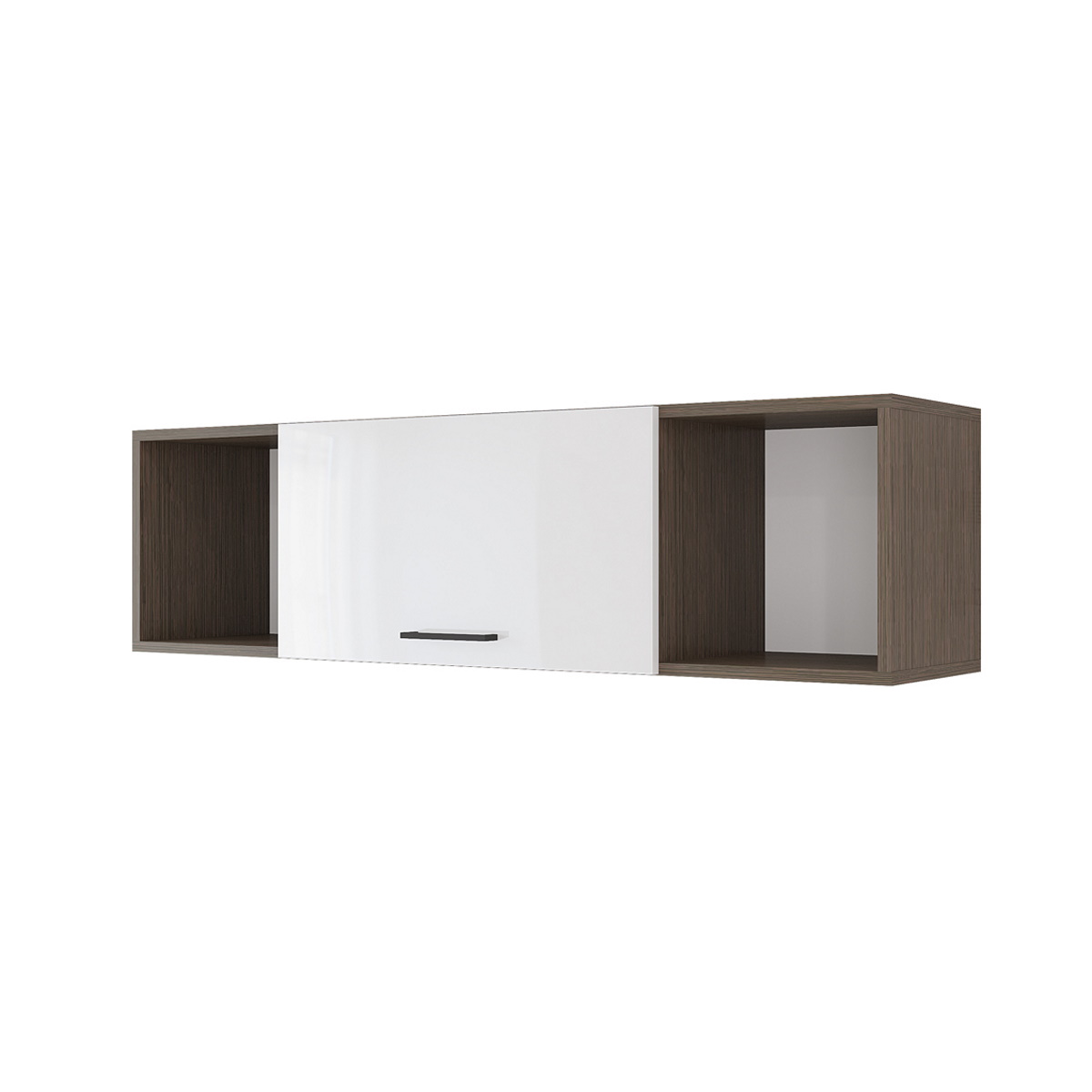 Ненси Полка 1200 (венге - белый)