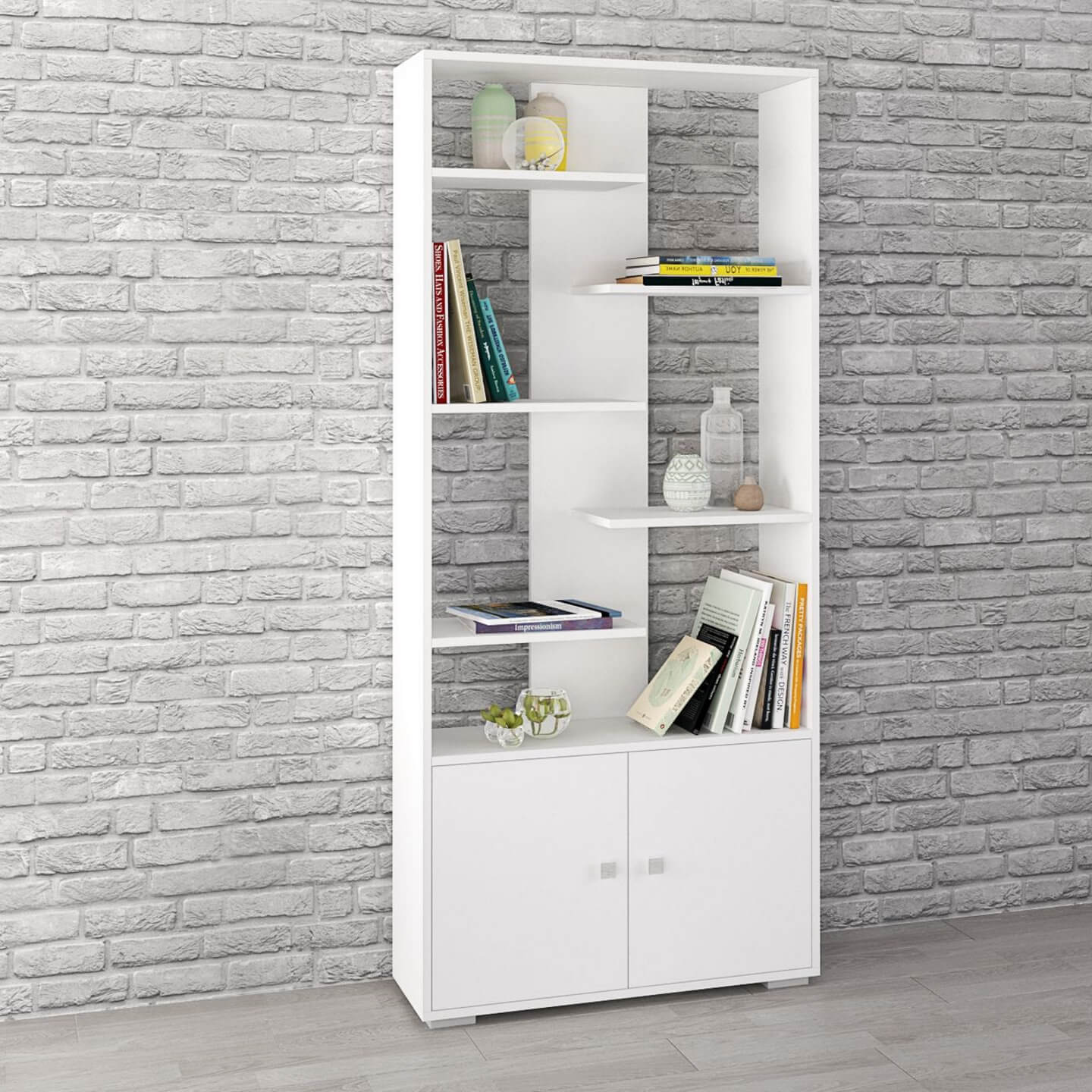 Стеллаж Ромео-4 белый