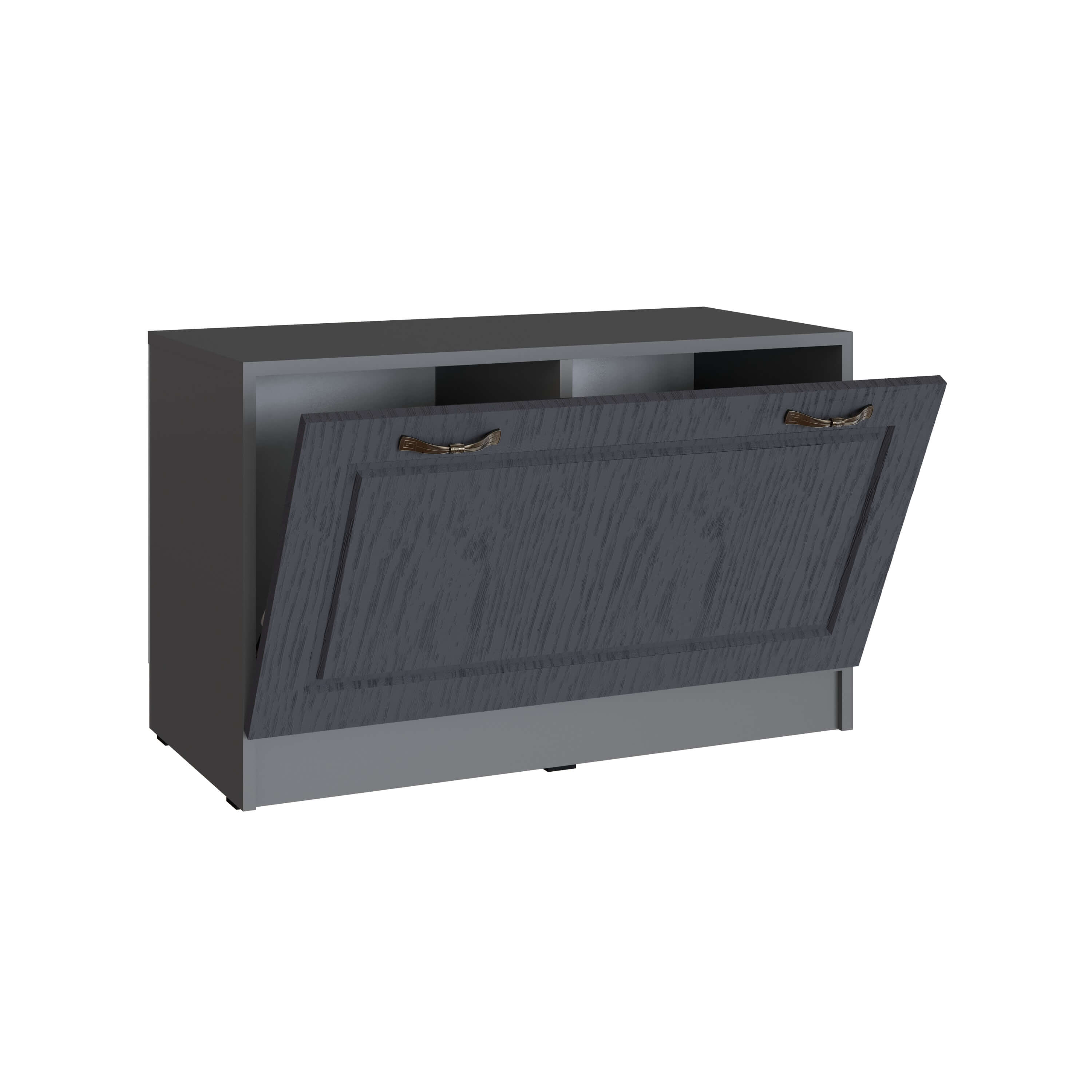 Прихожая Апполия Тумба 800 графит серый/лунный кратер