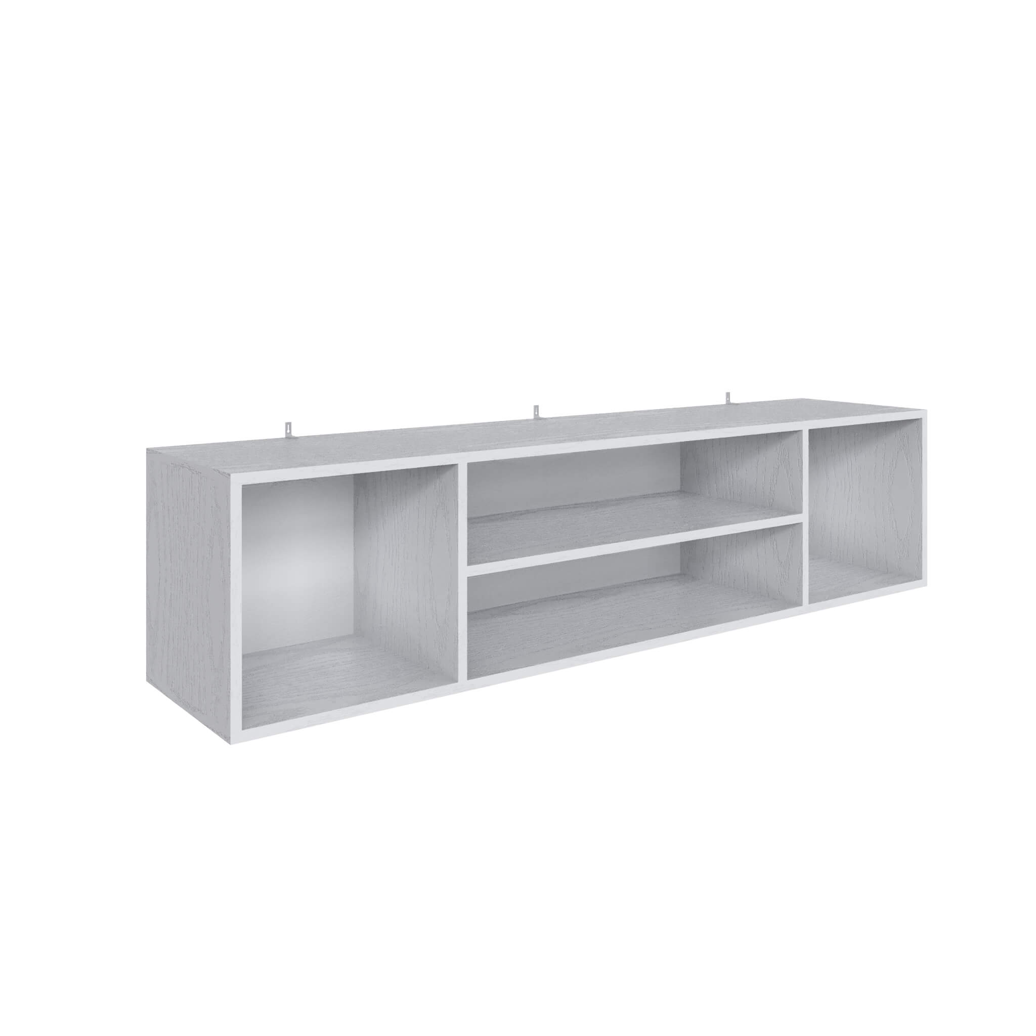 Гостиная Мадрид Полка навесная ПН-3 (1,5) белый