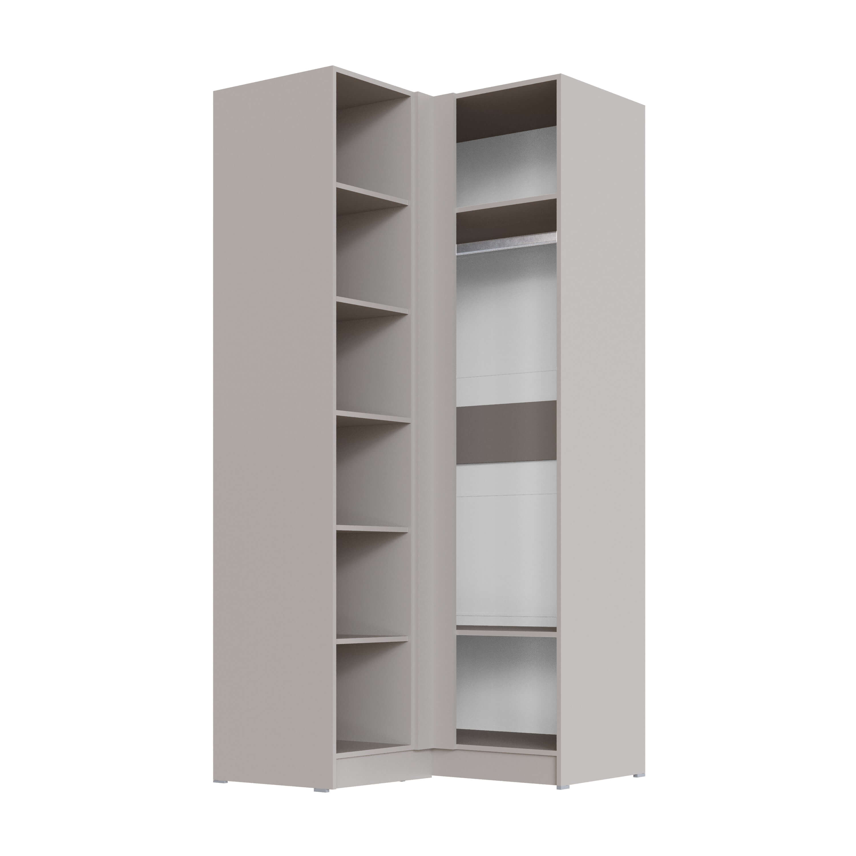 Спальня Вегас Шкаф угловой кашемир/дуб крафт золотой