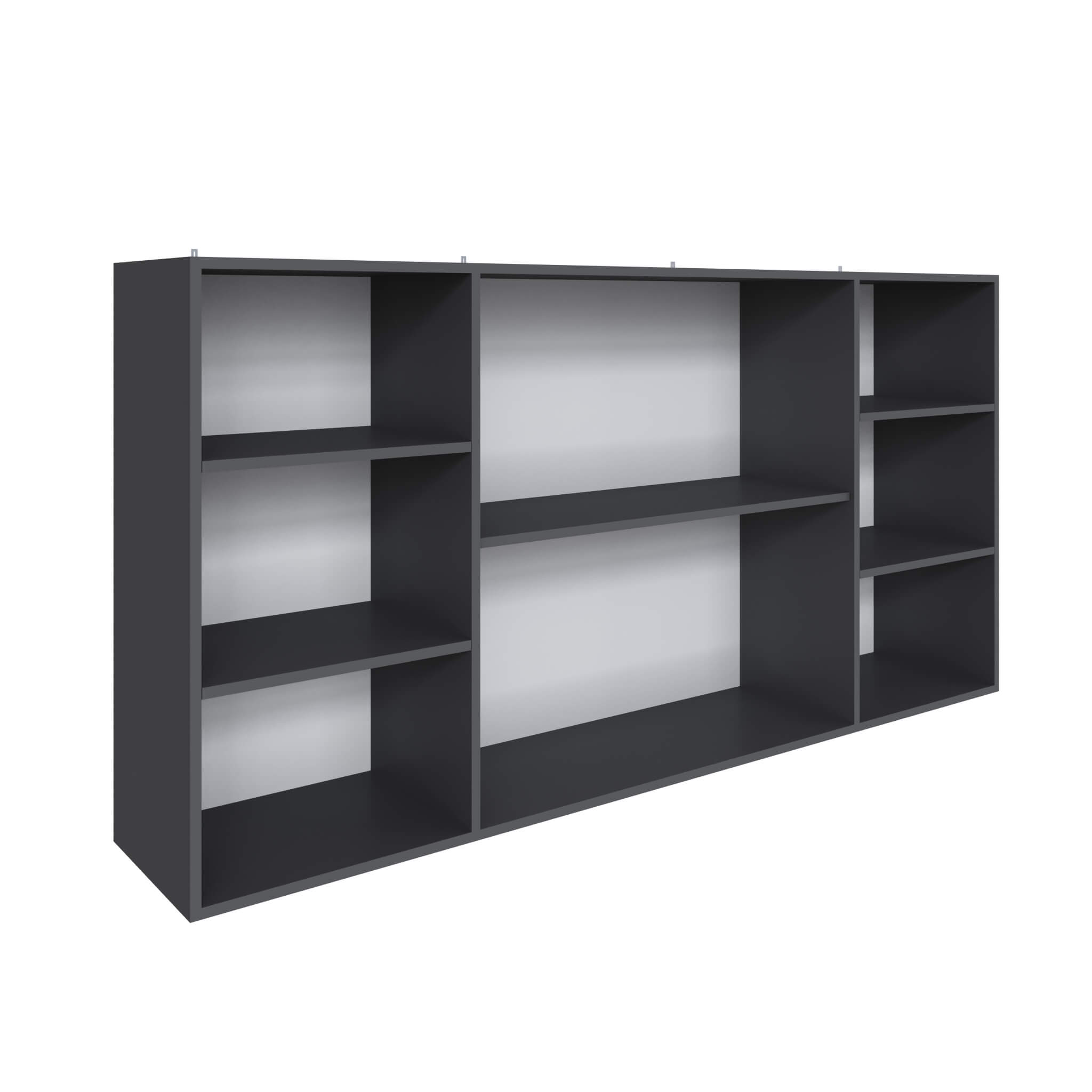 Гостиная Мадрид Полка навесная ПН-2 (1,8) графит серый