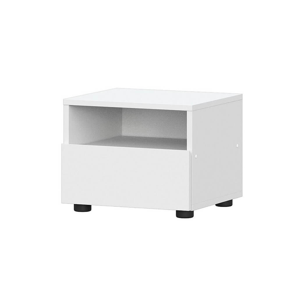 МС "Токио" Тумба прикроватная Белый текстурный / Белый текстурный