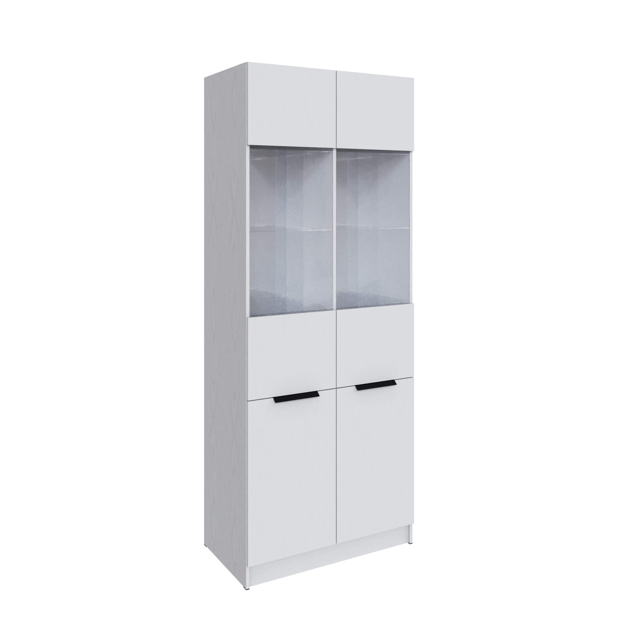 Шкаф 0,9м "Мадрид" 2 витрины