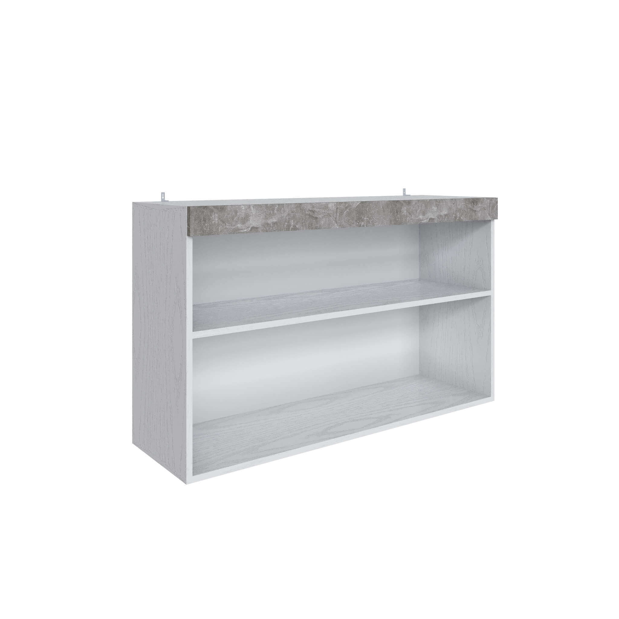 Гостиная Мадрид Полка навесная ПН-1 (1,1) белый/ателье светлое