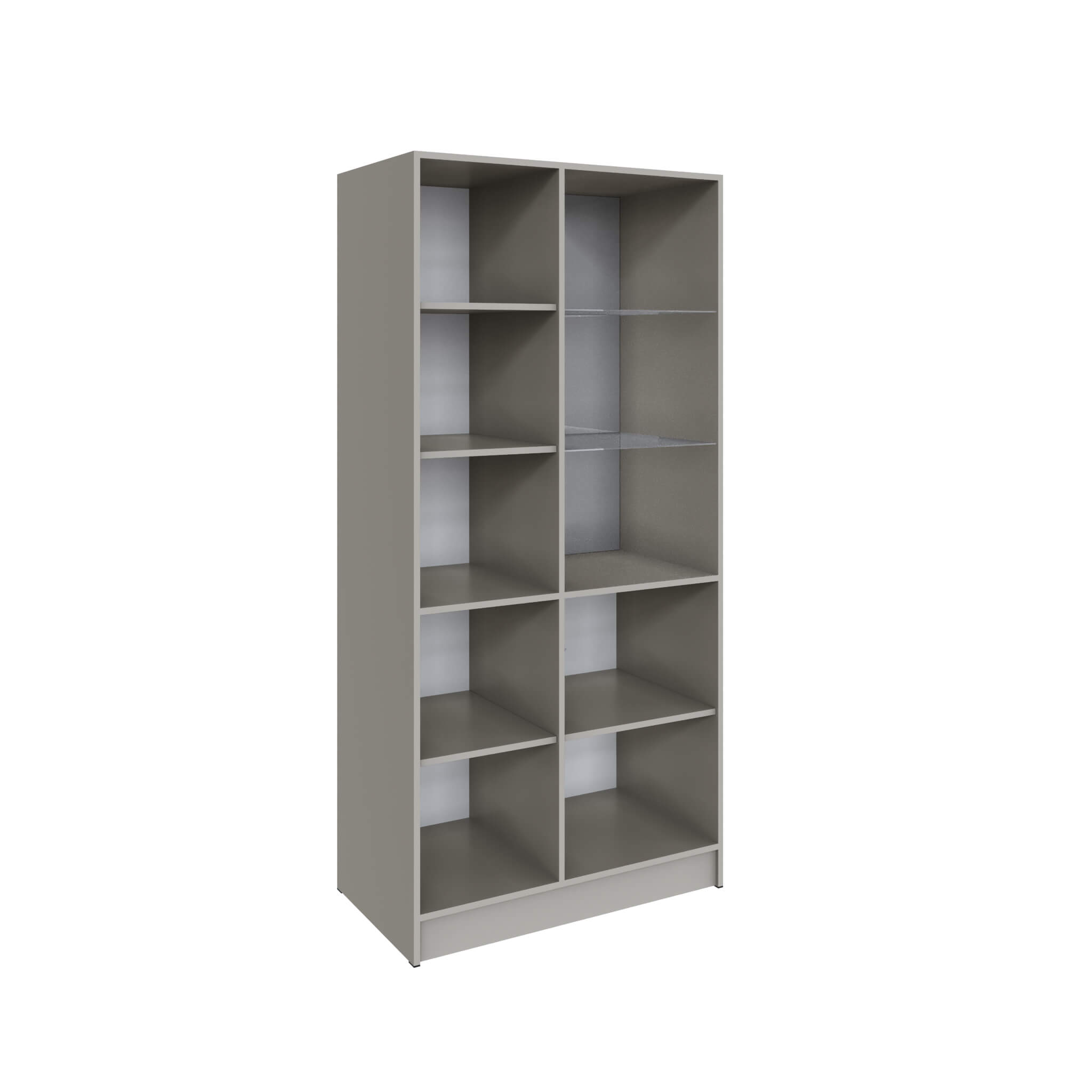 Гостиная Мадрид Шкаф (0,9) с 1 витриной кашемир