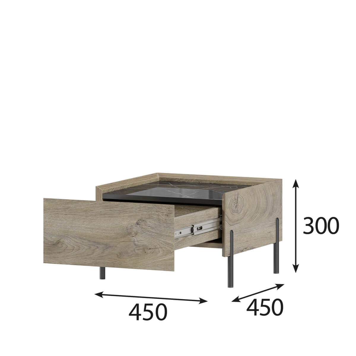 Тумба универсальная "Этна" 450/200  ЭЛ/ПЛ