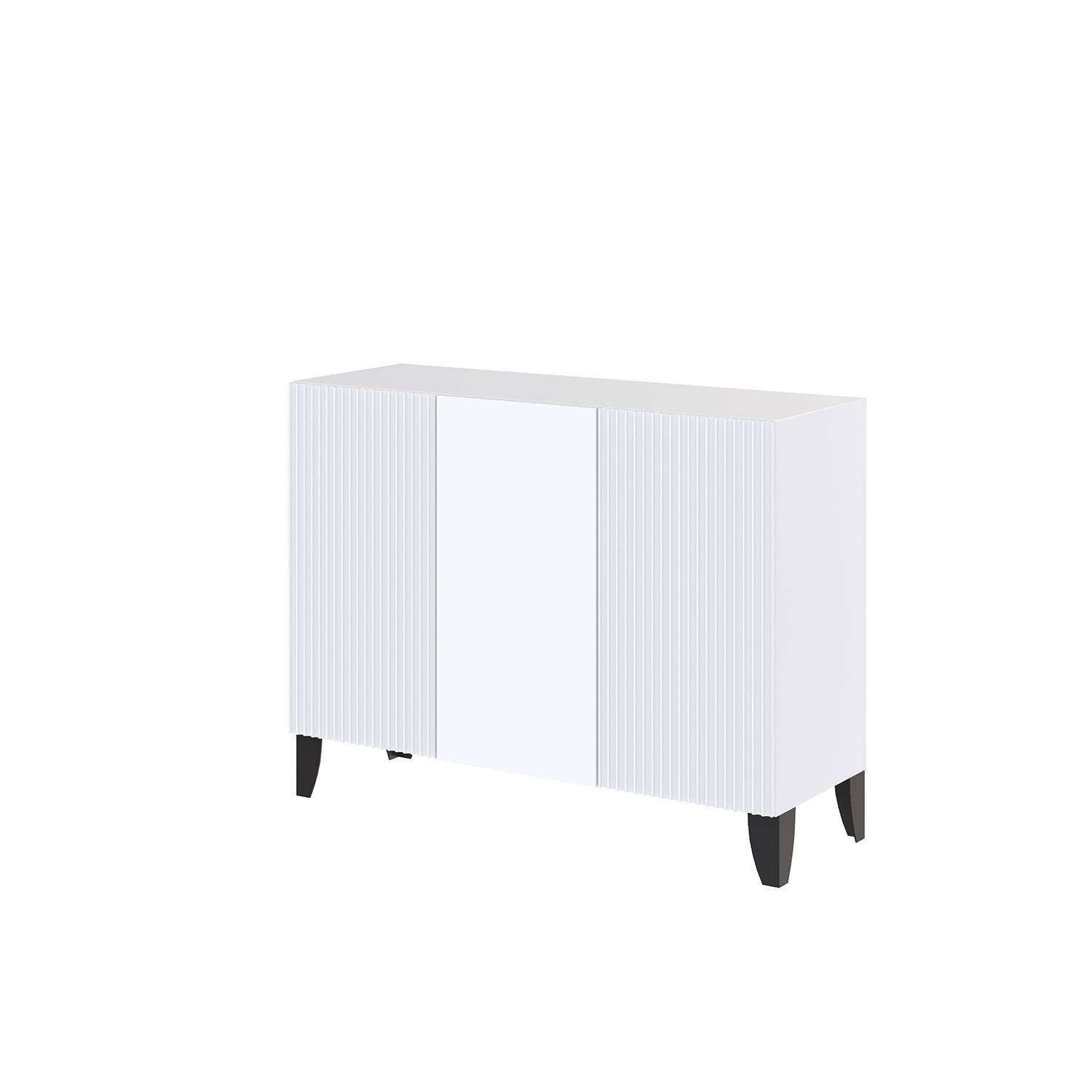 Гостиная Сириния Комод белый/МДФ белый снег