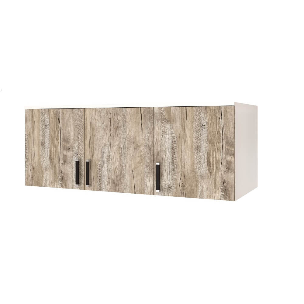 Антресоль для шкафа белый/дуб юкон