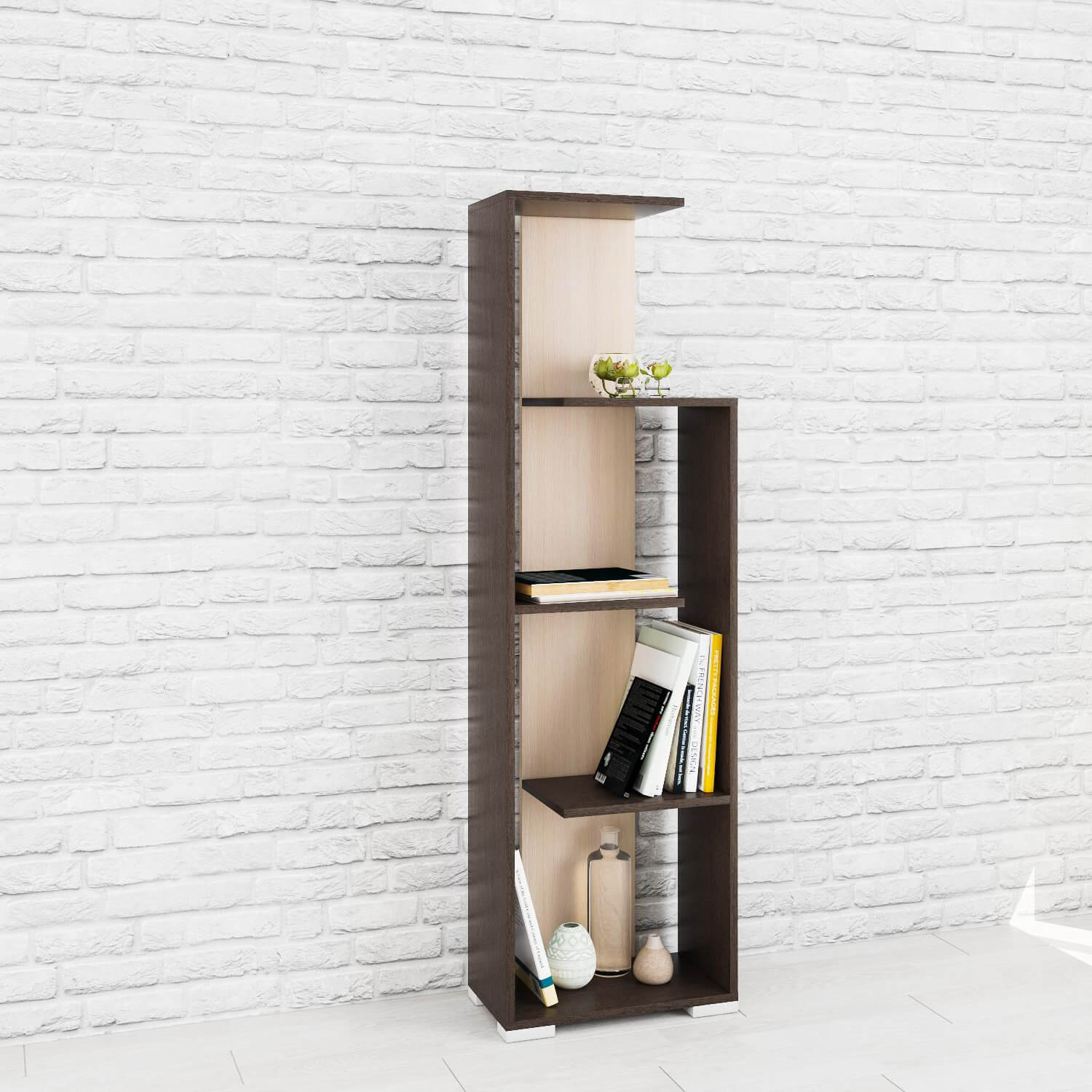 Стеллаж Ромео-6 венге/дуб молочный