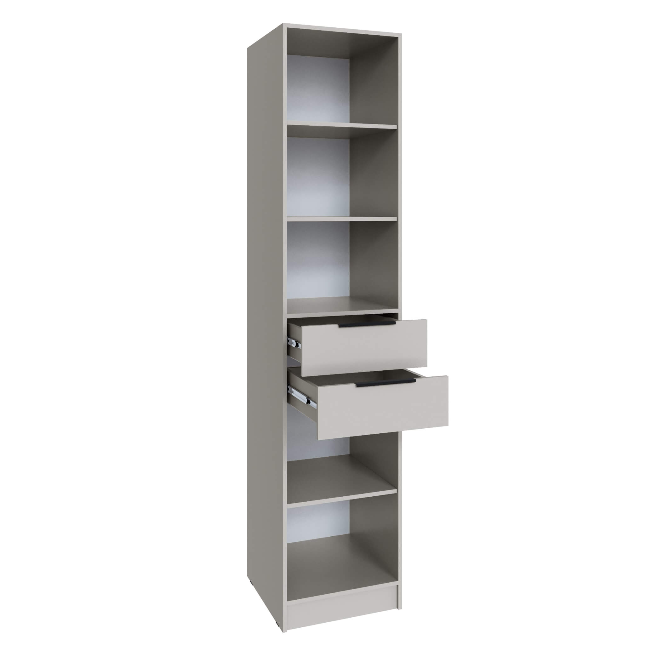 Шкаф Мадрид (0,5) с 2 ящиками кашемир