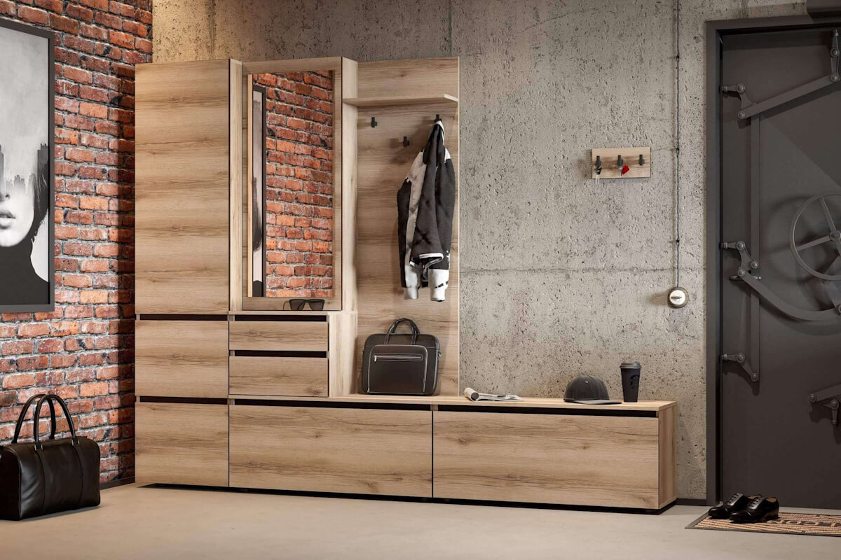 Модульная прихожая "Берген" СТМ Модульная прихожая "Берген" СТМ