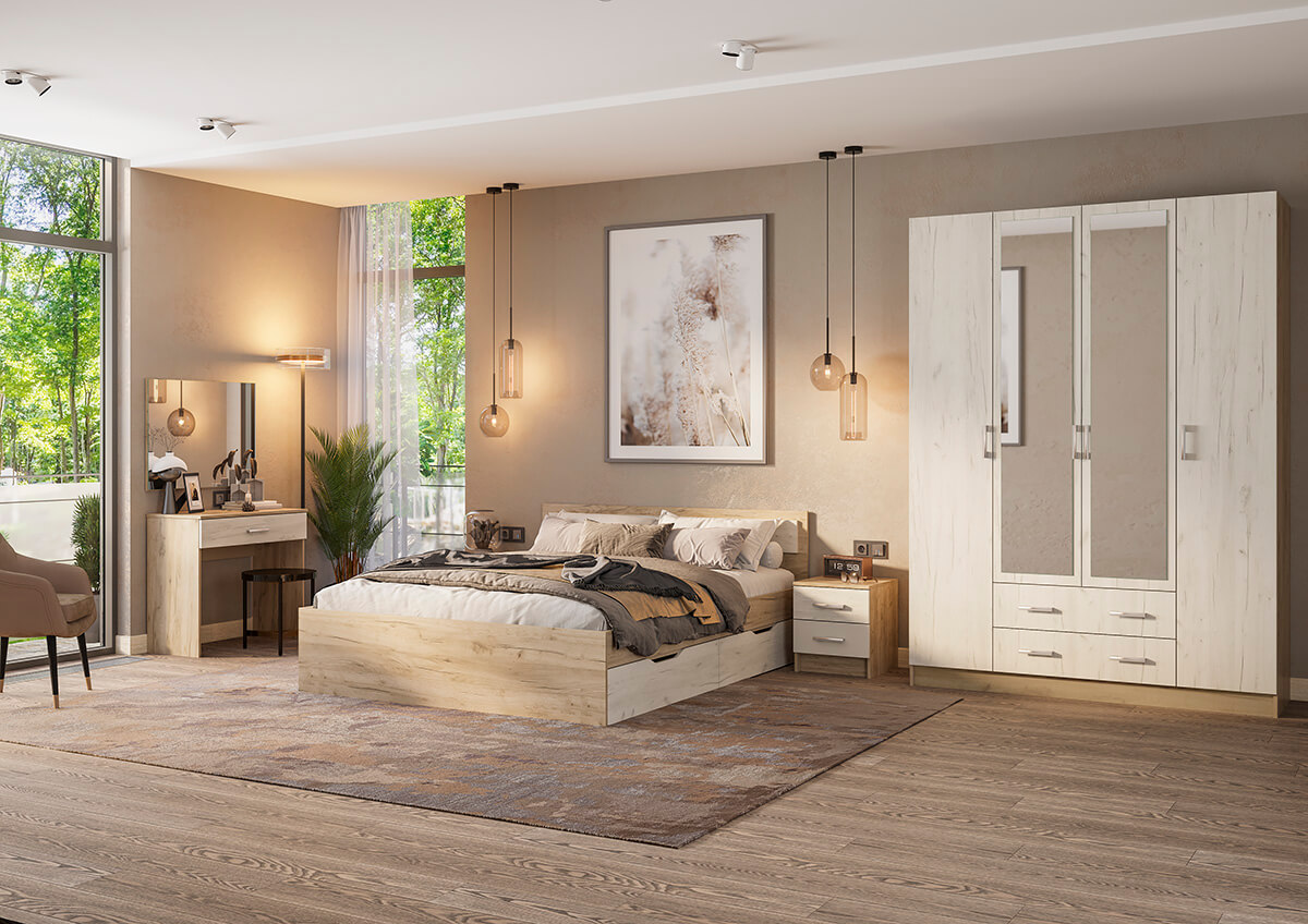 "Гармония" Тащи в дом Модульная спальня "Гармония" Тащи в дом