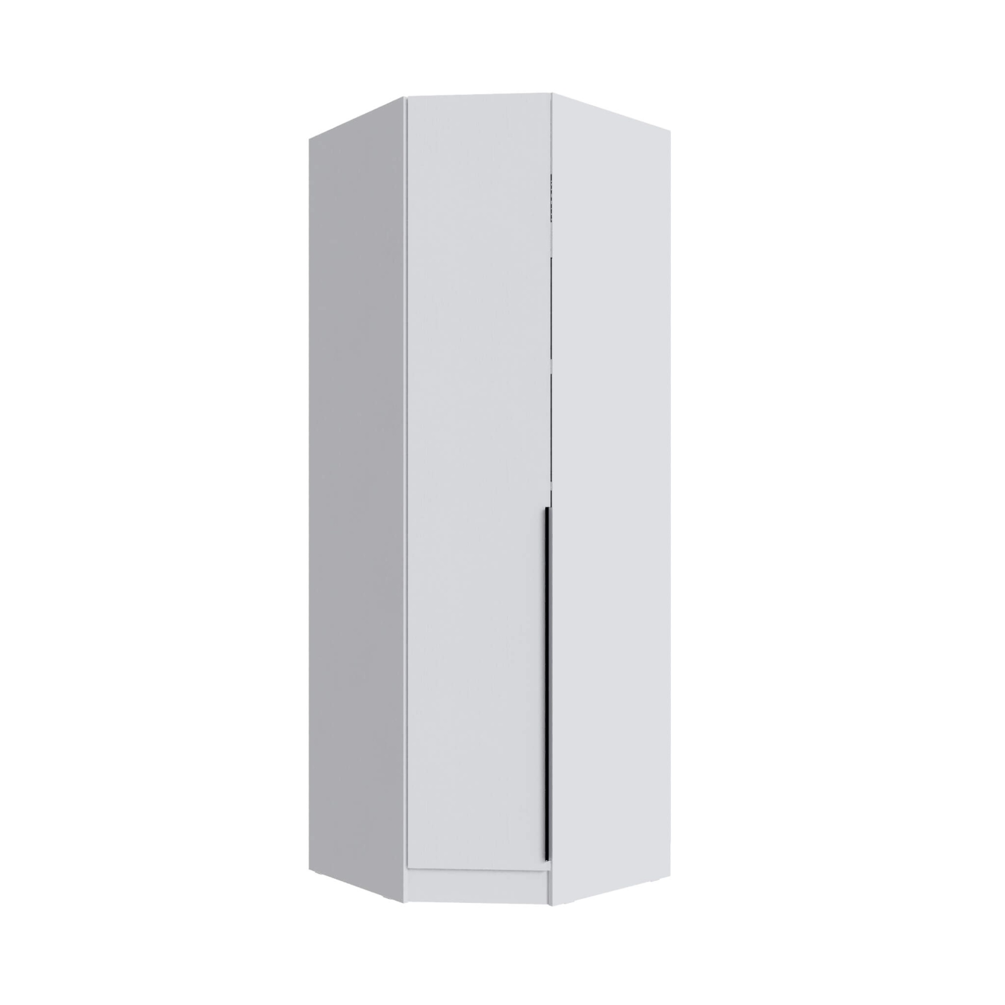 Шкаф угловой Мадрид угол скос белый