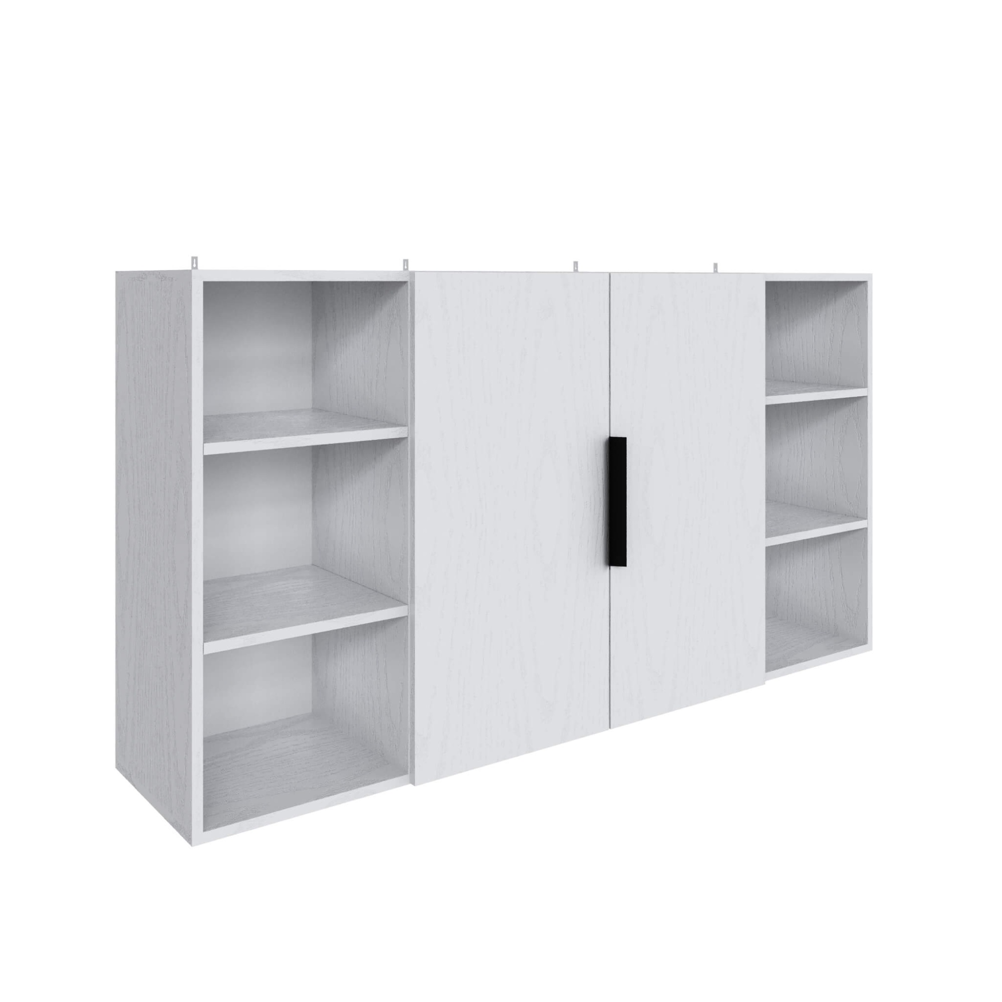 Гостиная Мадрид Полка навесная ПН-2 (1,5) белый