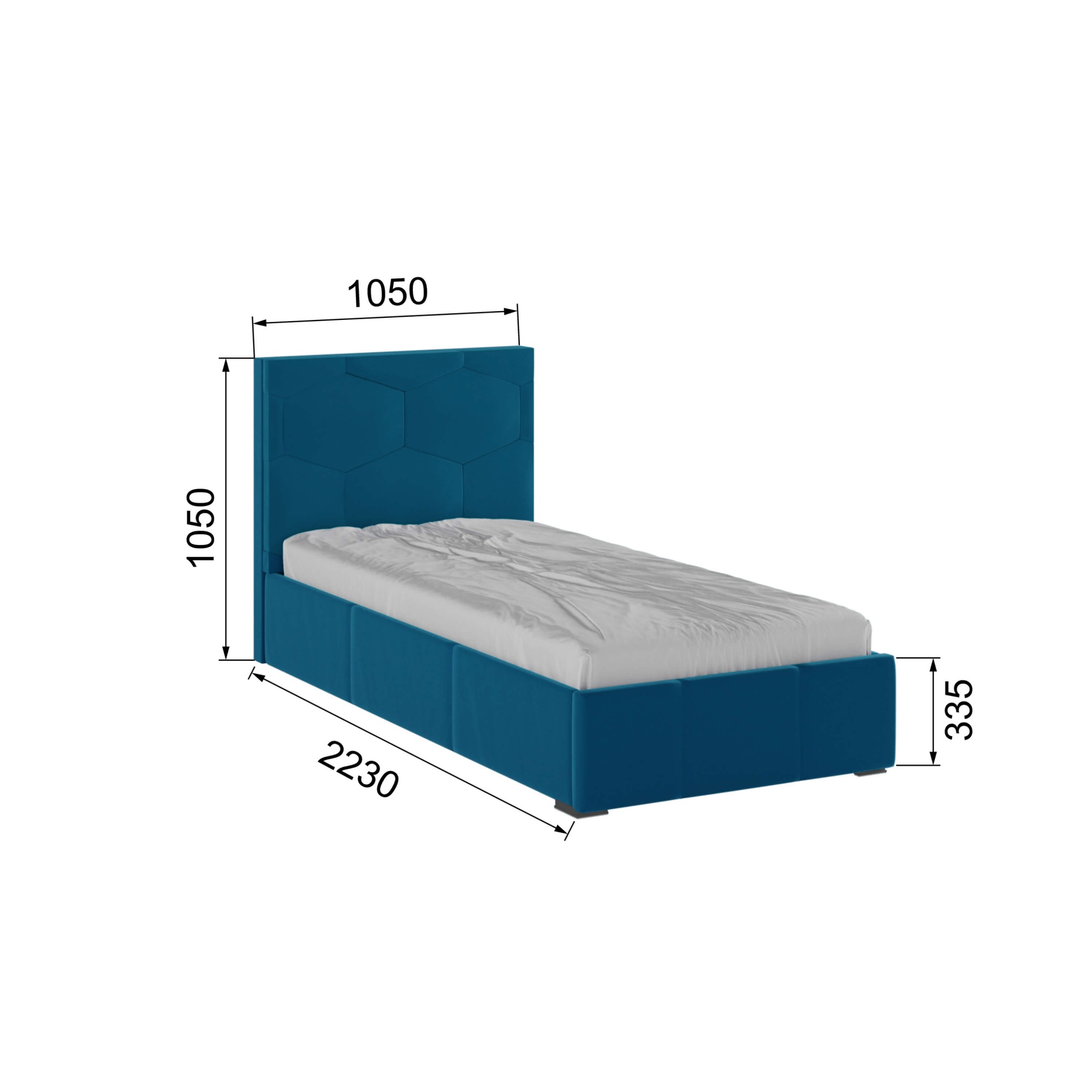 Корпус Манука интерьерной кровати (0,9м) атлантида