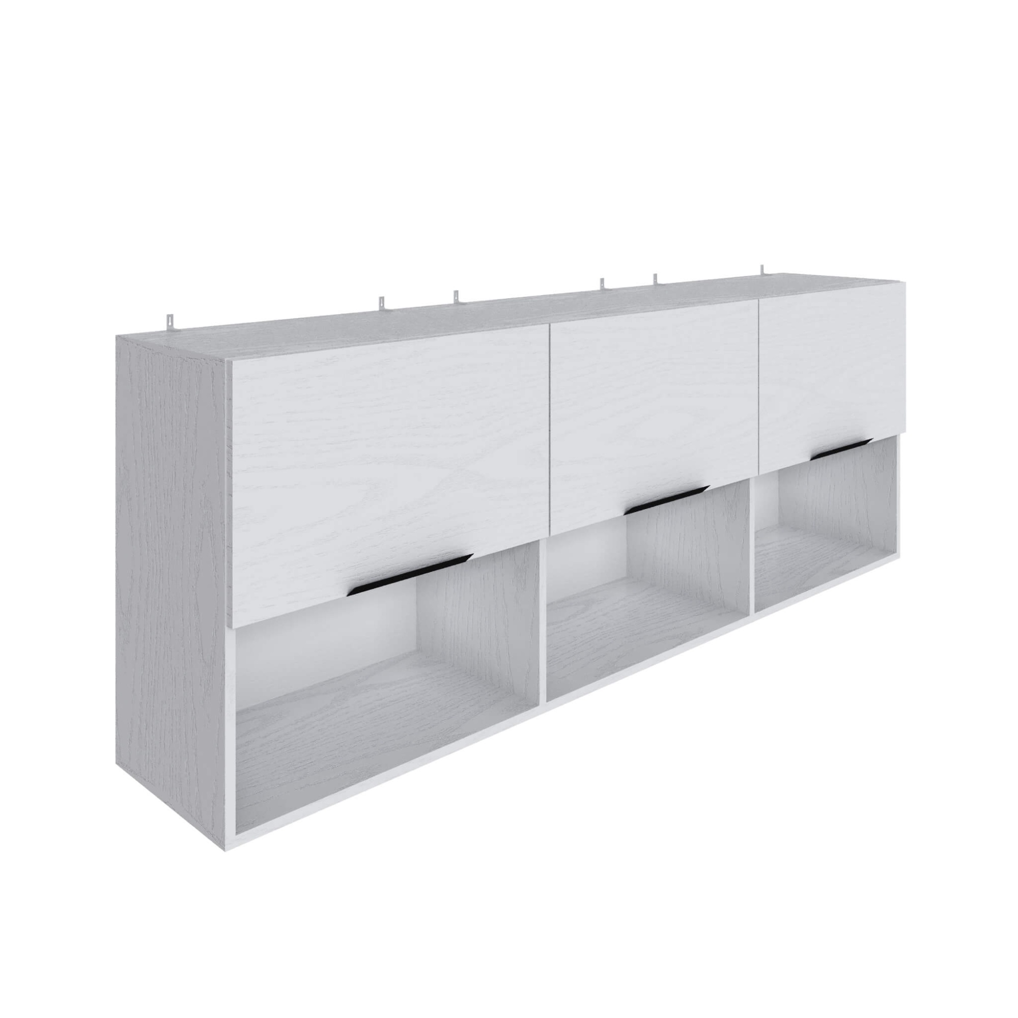 Гостиная Мадрид Полка навесная ПН-1 (1,8) белый