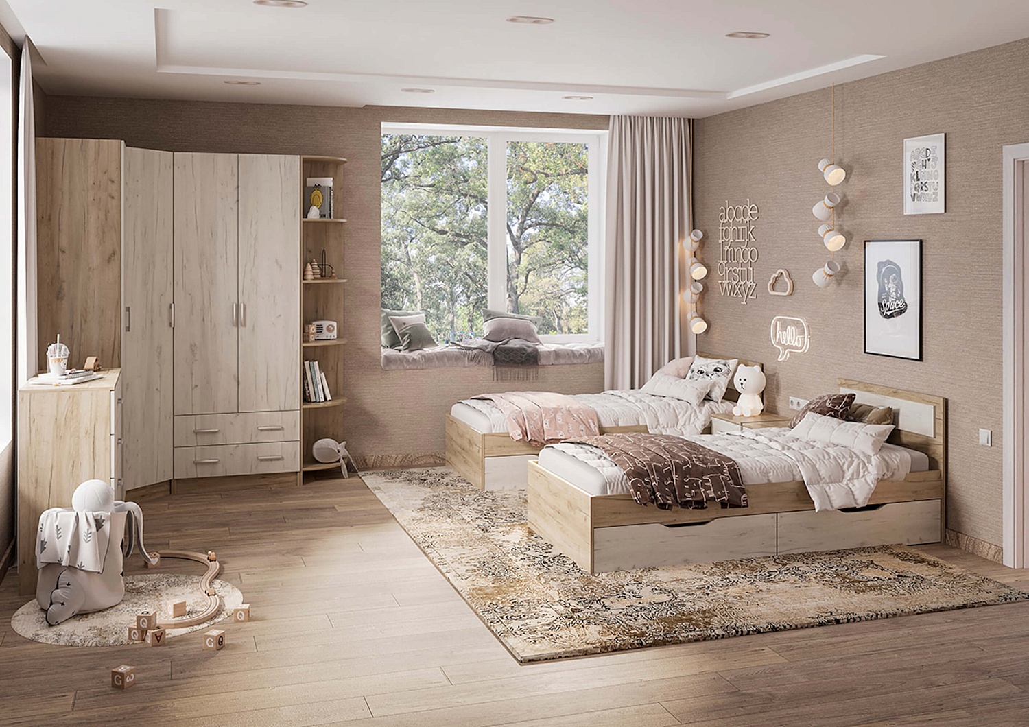 Модульная спальня "Гармония" от бренда "Тащи в дом"
